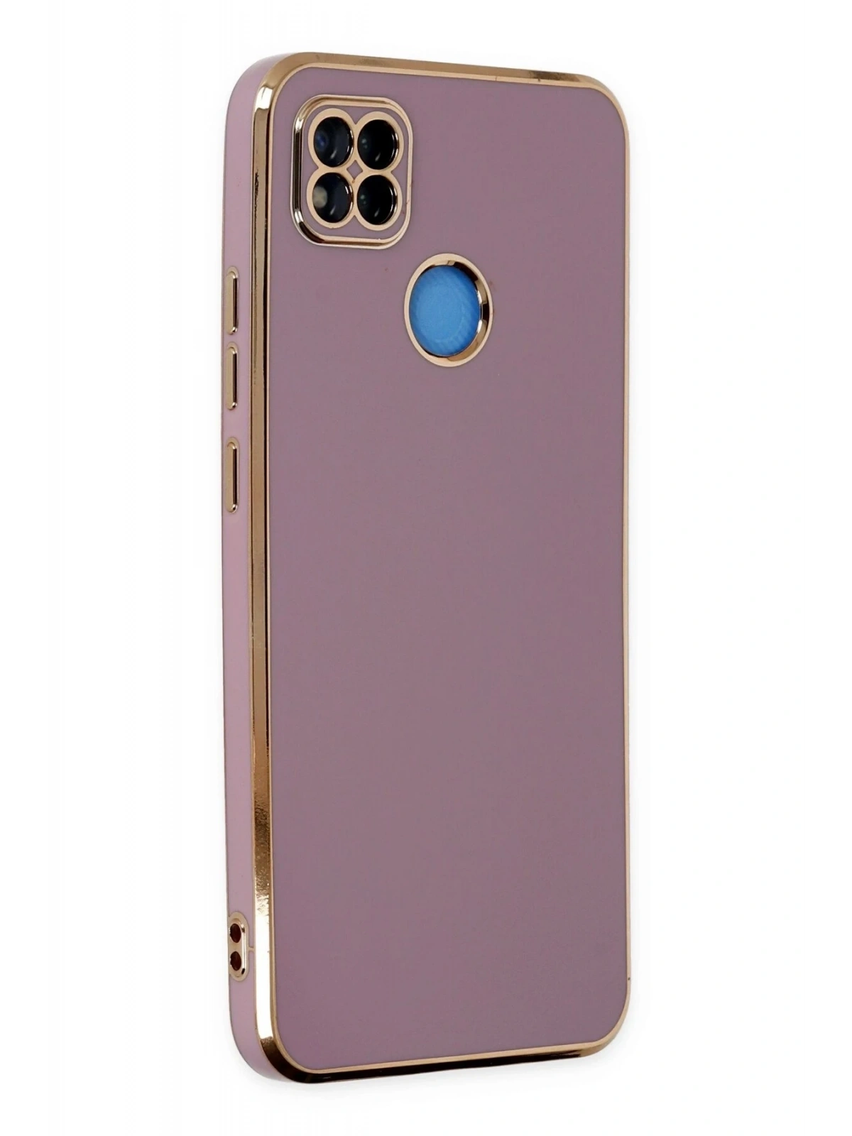 Newface Xiaomi Redmi 9C Kılıf Volet Silikon - Mor