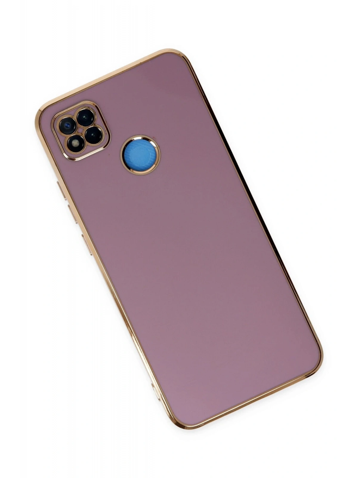 Newface Xiaomi Redmi 9C Kılıf Volet Silikon - Mor