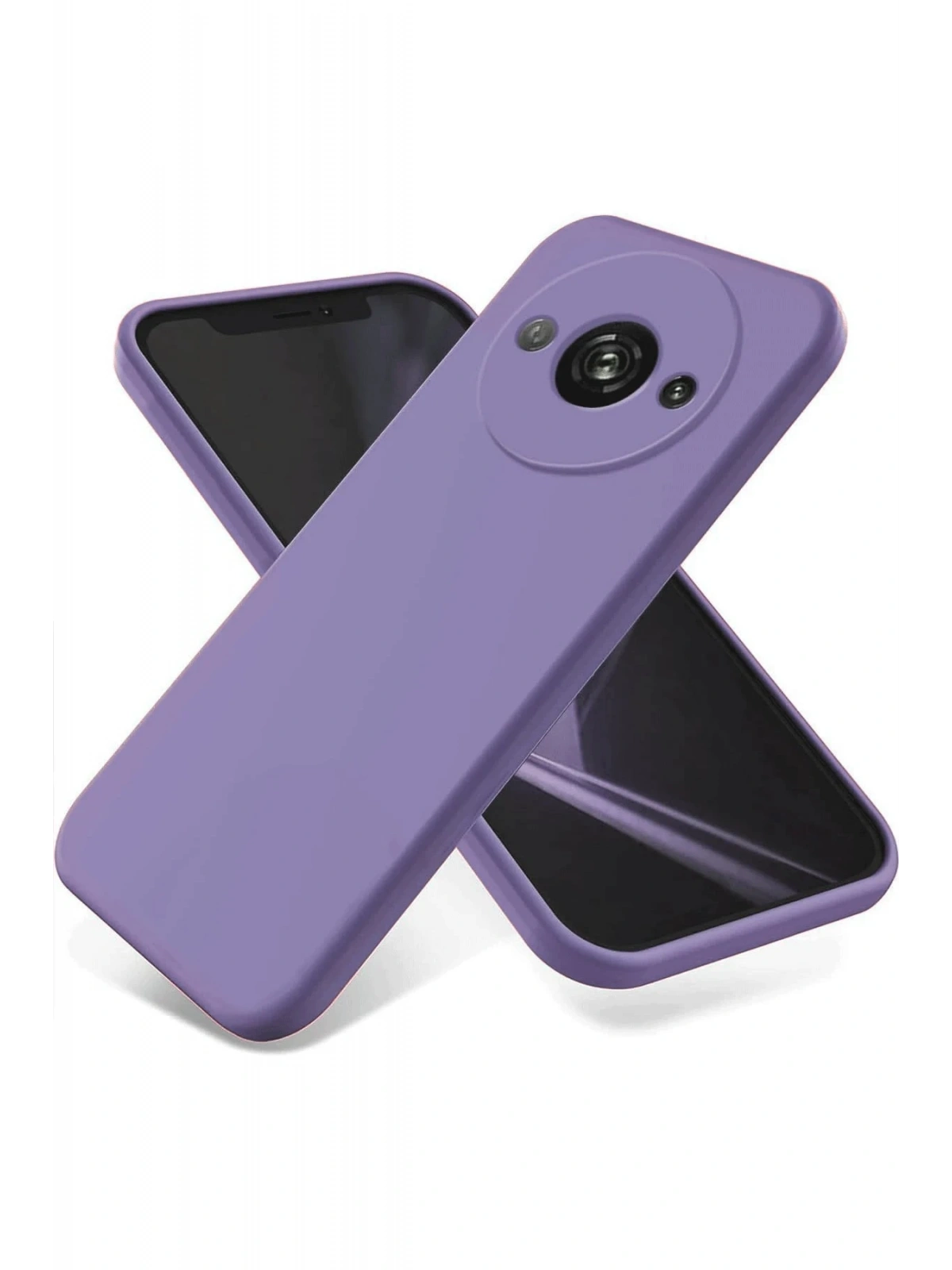 Newface Xiaomi Redmi A3 4G Kılıf First Silikon - Lila