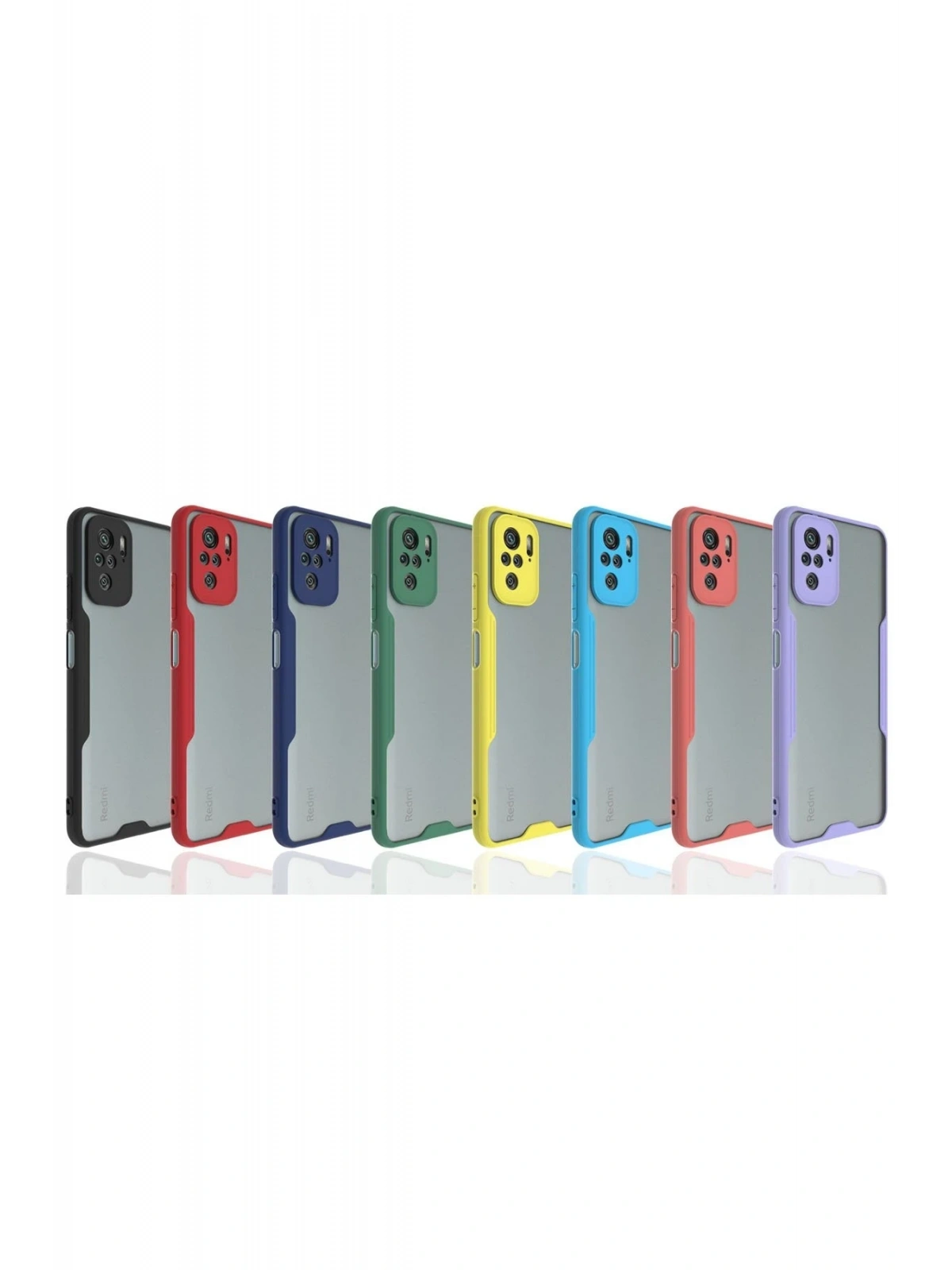 Newface Xiaomi Redmi Note 10 Kılıf Platin Silikon - Sarı