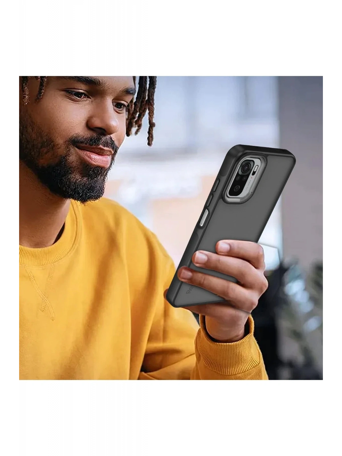 Newface Xiaomi Redmi Note 10 Pro Kılıf Elegant Kapak - Açık Mavi