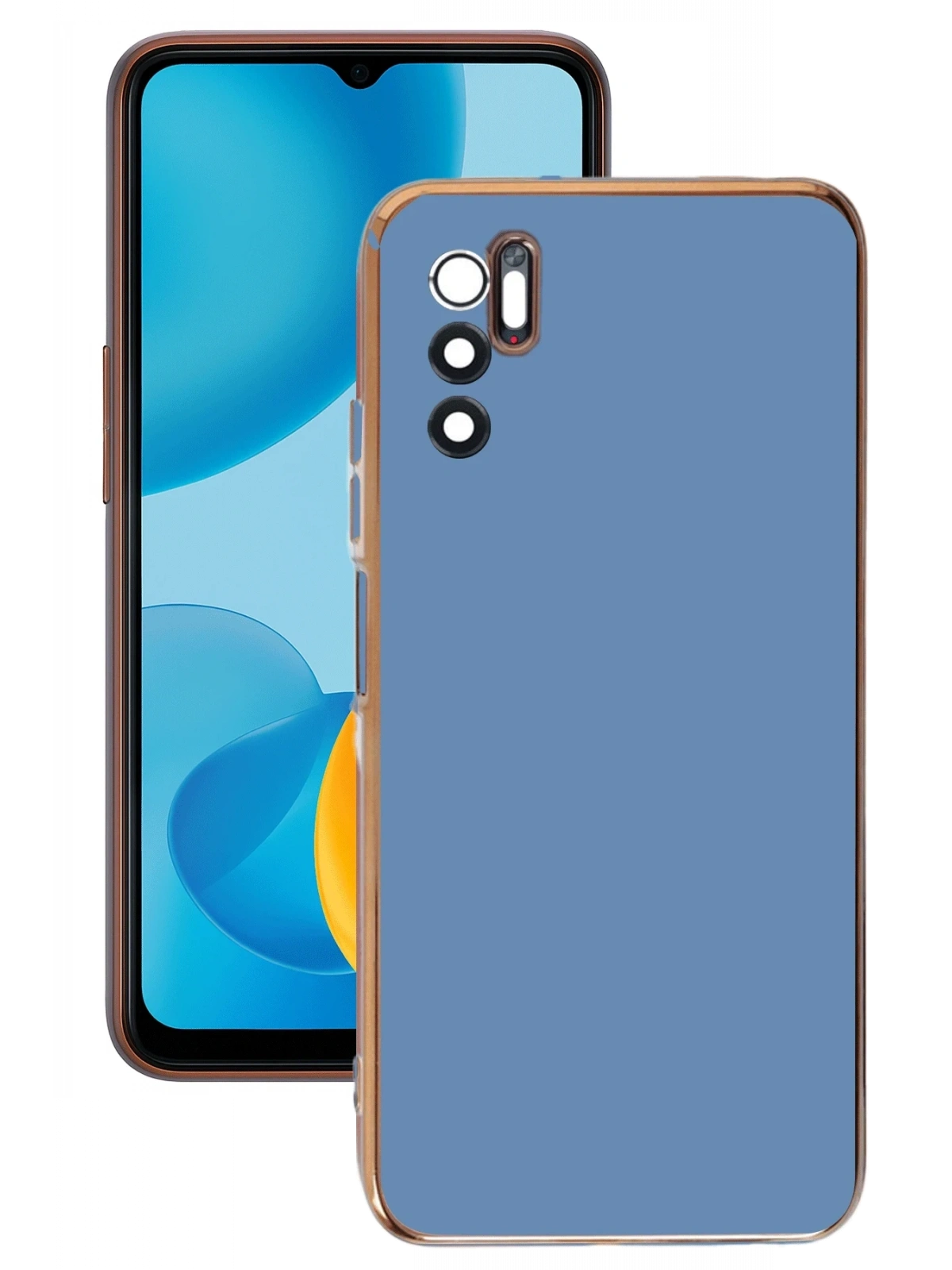 Newface Xiaomi Redmi Note 11 SE Kılıf Volet Silikon - Mavi