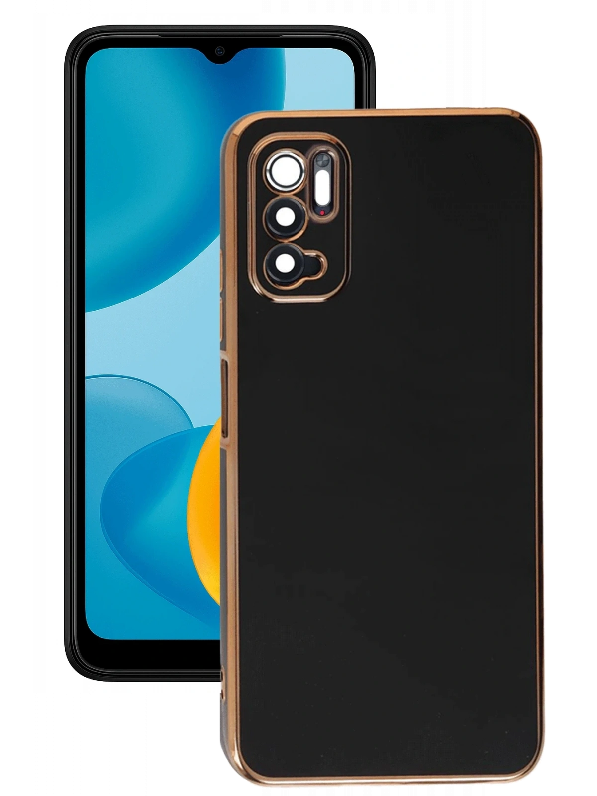 Newface Xiaomi Redmi Note 11 SE Kılıf Volet Silikon - Siyah