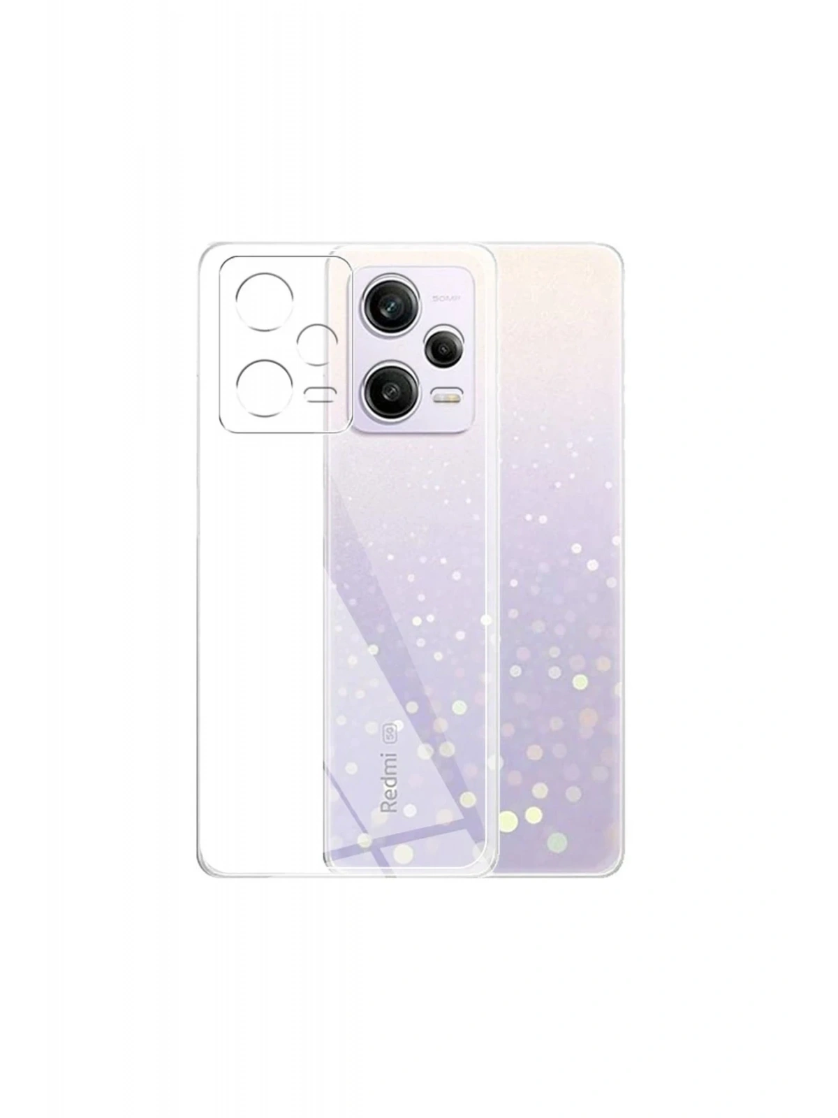 Newface Xiaomi Redmi Note 12 5G Kılıf Lüx Şeffaf Silikon