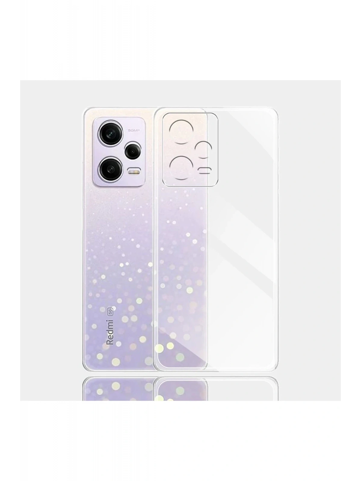 Newface Xiaomi Redmi Note 12 5G Kılıf Lüx Şeffaf Silikon