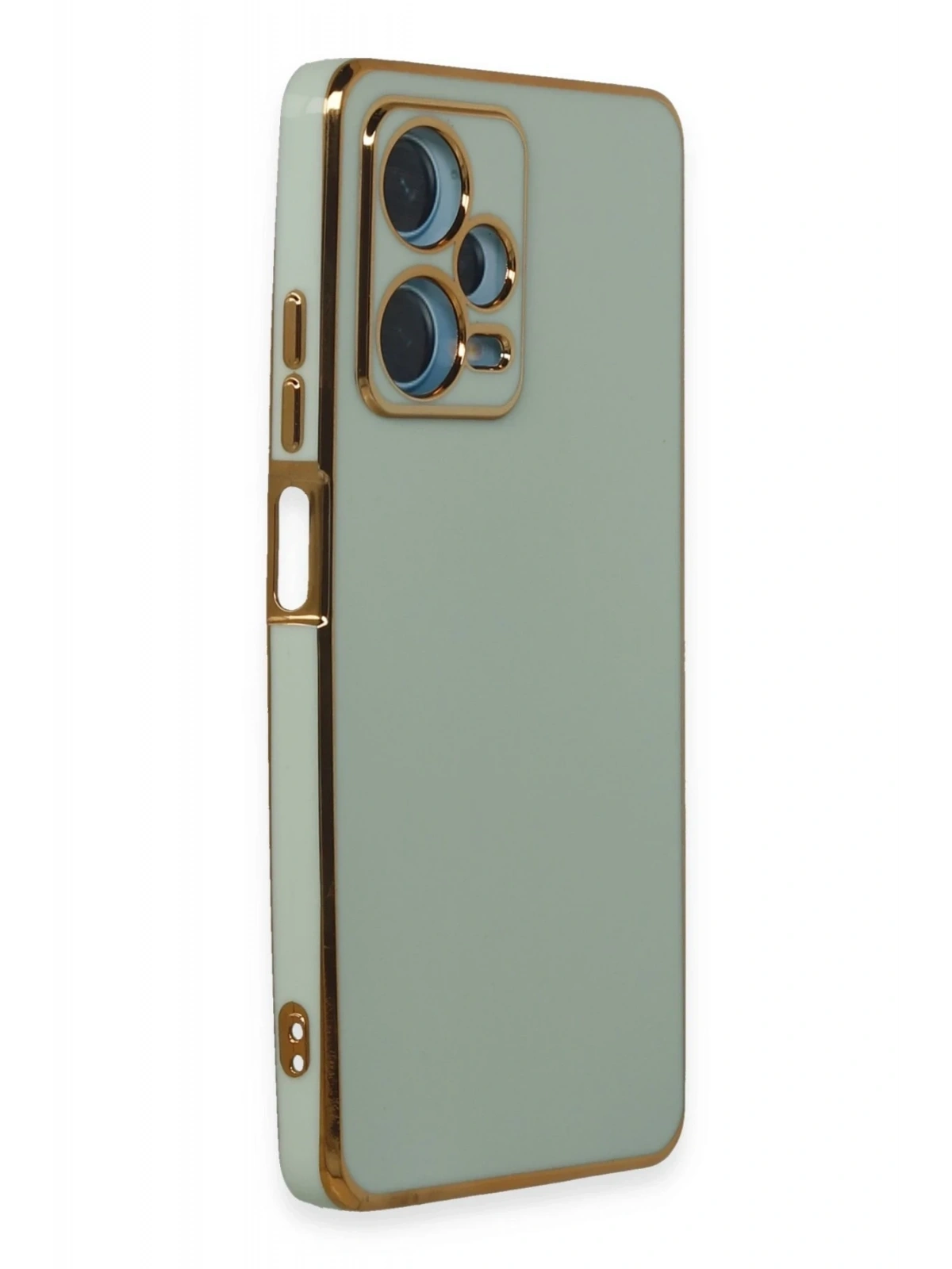 Newface Xiaomi Redmi Note 12 Pro Plus Kılıf Volet Silikon - Açık Yeşil