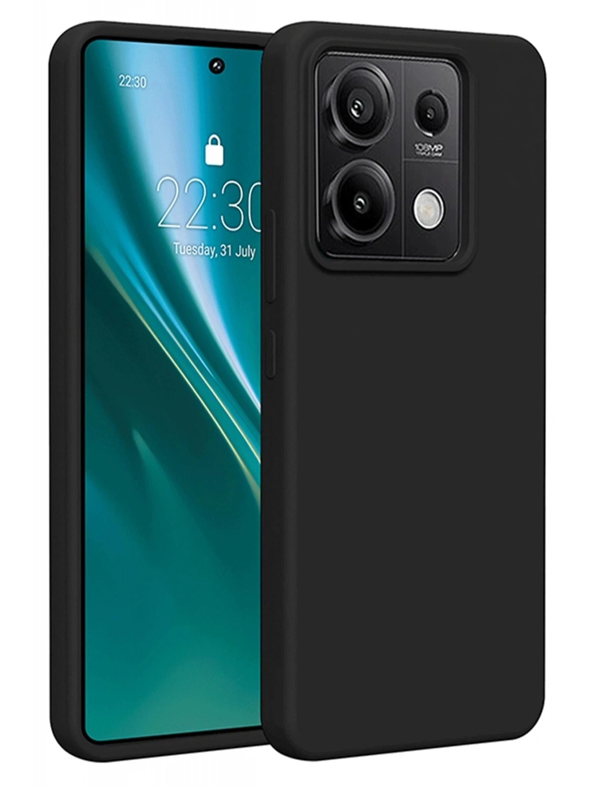 Newface Xiaomi Redmi Note 13 4G Kılıf First Silikon - Siyah