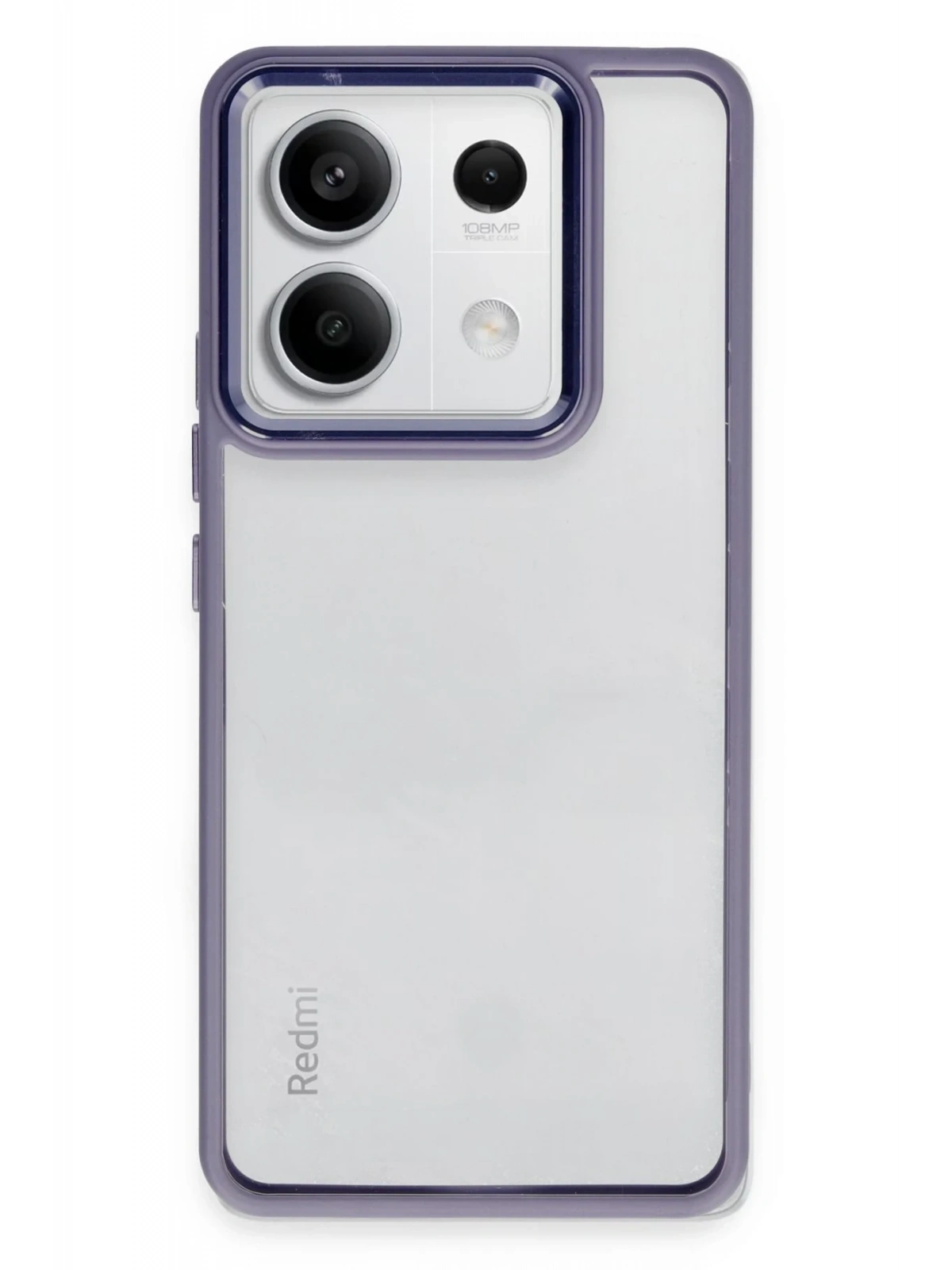 Newface Xiaomi Redmi Note 13 4G Kılıf Power Silikon - Lila