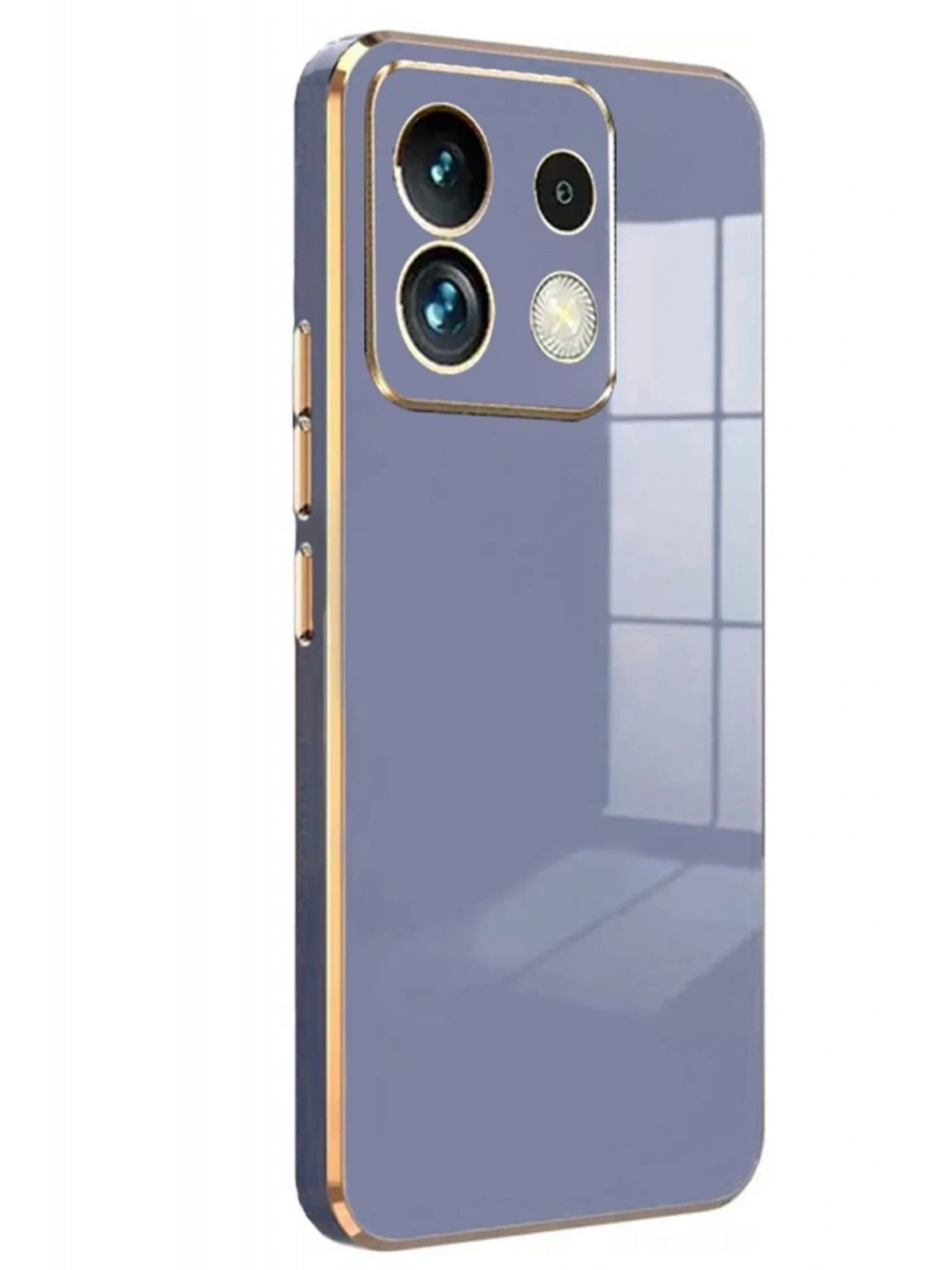 Newface Xiaomi Redmi Note 13 4G Kılıf Volet Silikon - Mavi