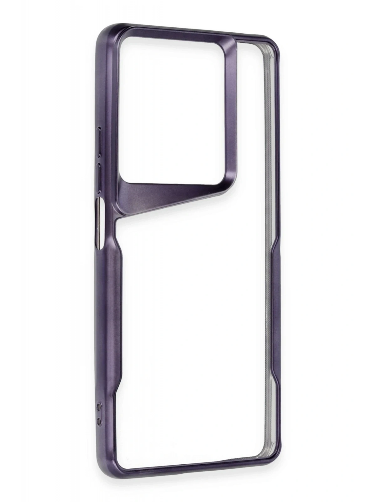 Newface Xiaomi Redmi Note 13 Pro 4G Kılıf Boyi Silikon Kapak - Derin Mor