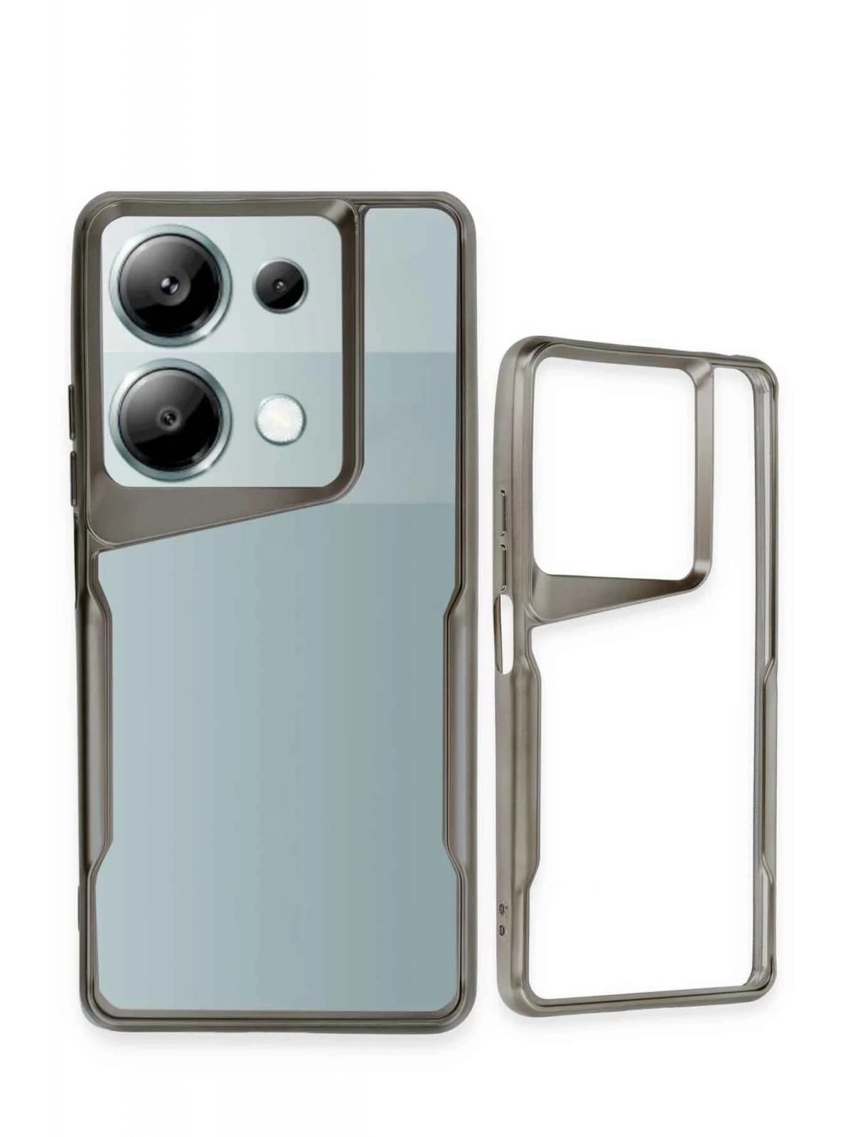 Newface Xiaomi Redmi Note 13 Pro 4G Kılıf Boyi Silikon Kapak - Siyah