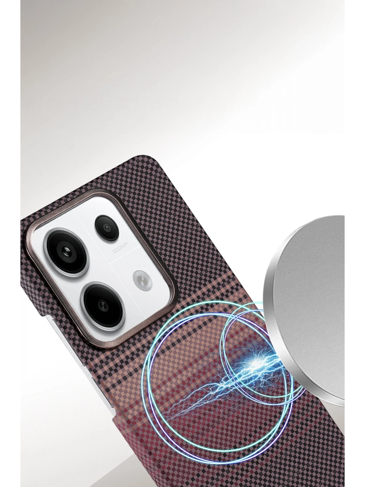 Newface Xiaomi Redmi Note 13 Pro 4G Vega Magsafe Kapak - Siyah