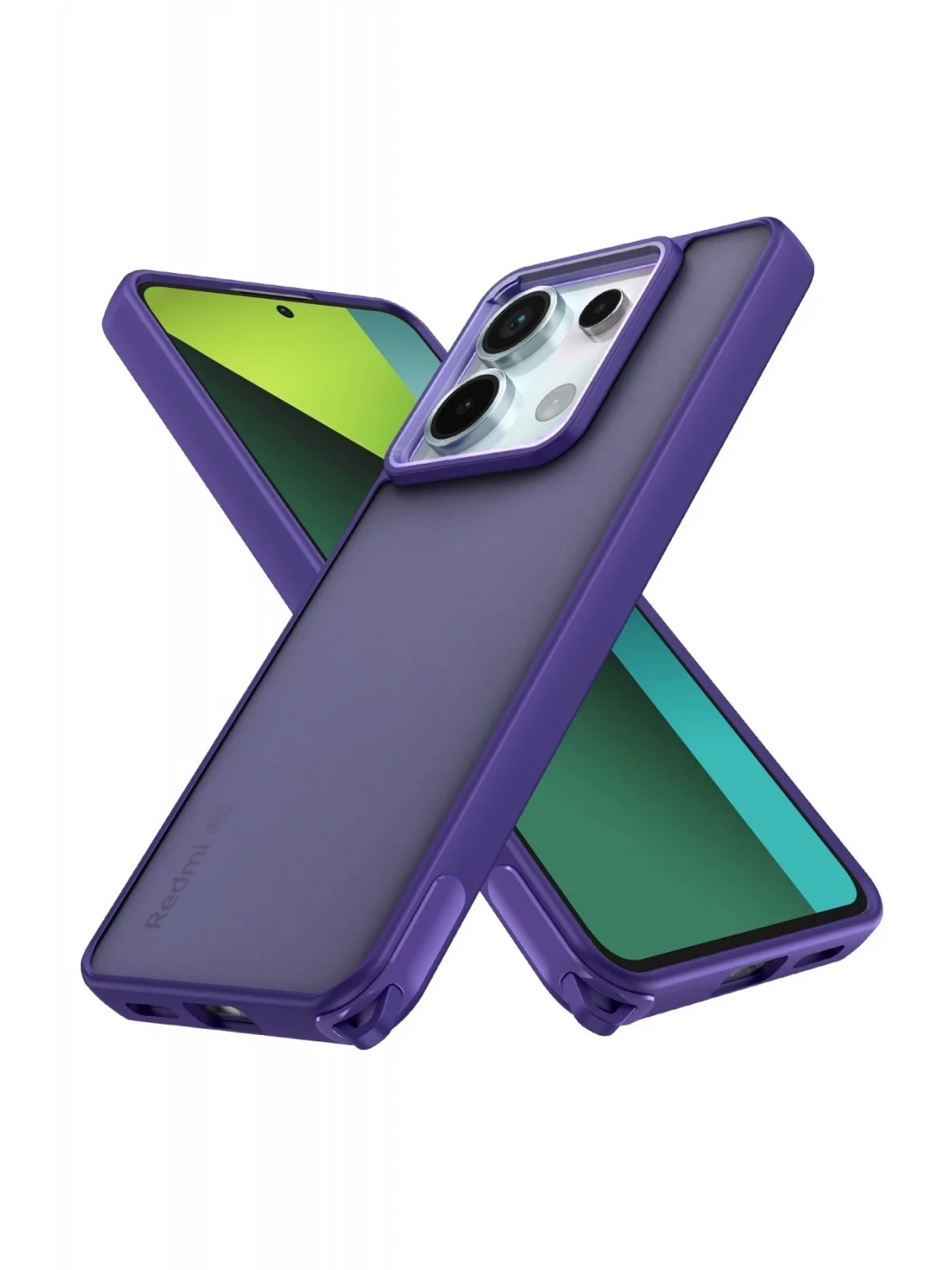 Newface Xiaomi Redmi Note 13 Pro 5G Kılıf Elegant Kapak - Derin Mor