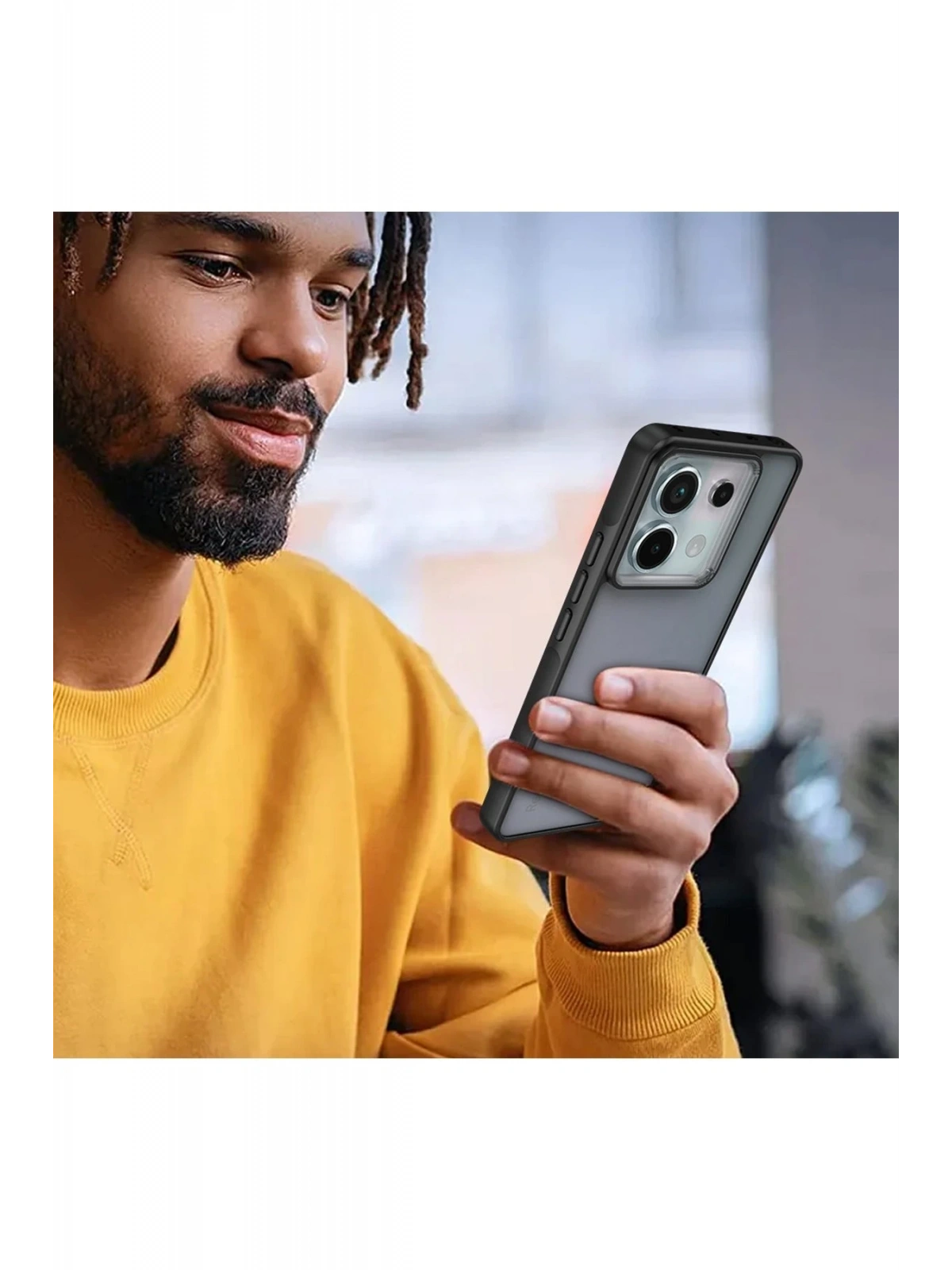Newface Xiaomi Redmi Note 13 Pro 5G Kılıf Elegant Kapak - Pudra