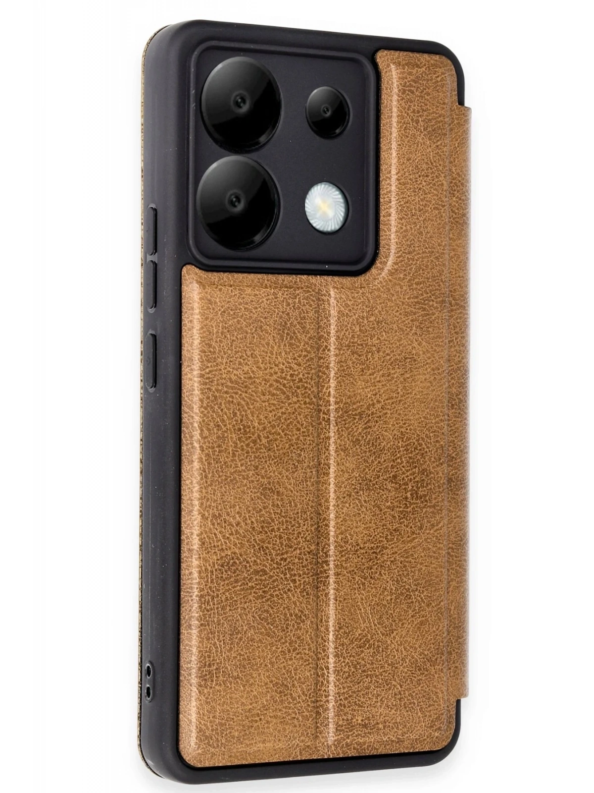 Newface Xiaomi Redmi Note 13 Pro 5G Kılıf Flip Cover - Taba