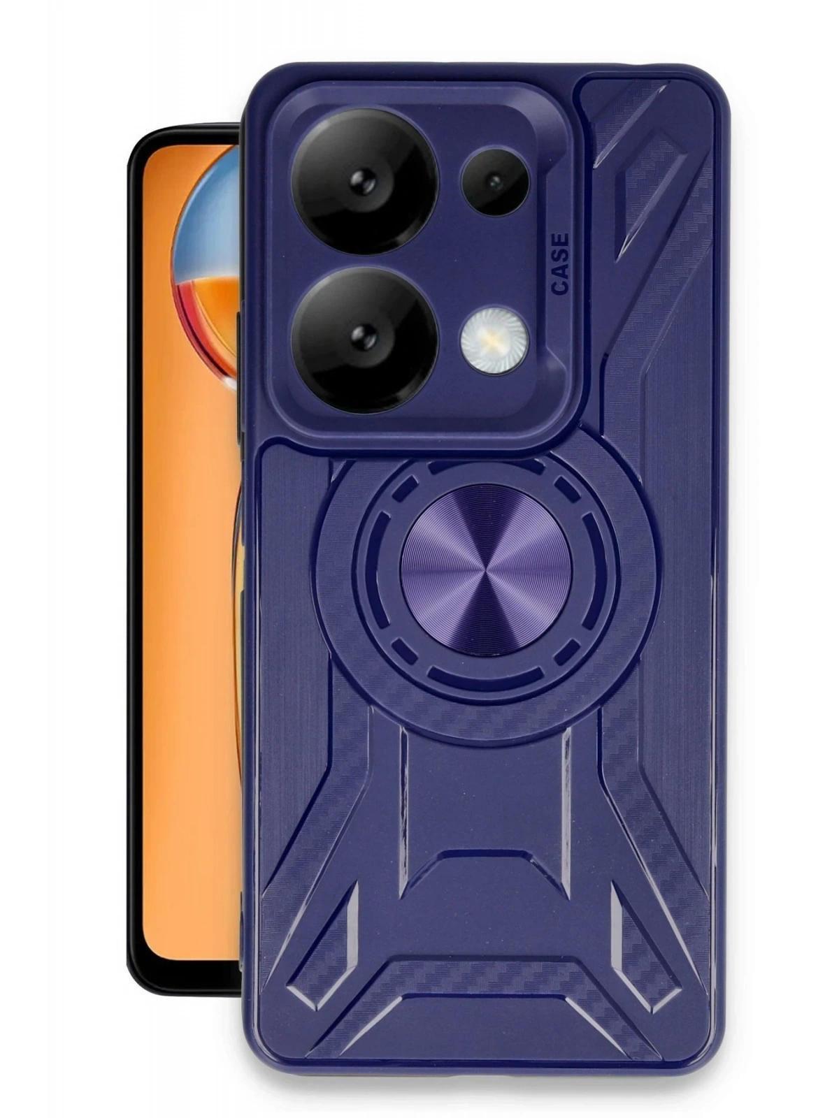 Newface Xiaomi Redmi Note 13 Pro 5G Kılıf Lincoln Silikon - Lacivert