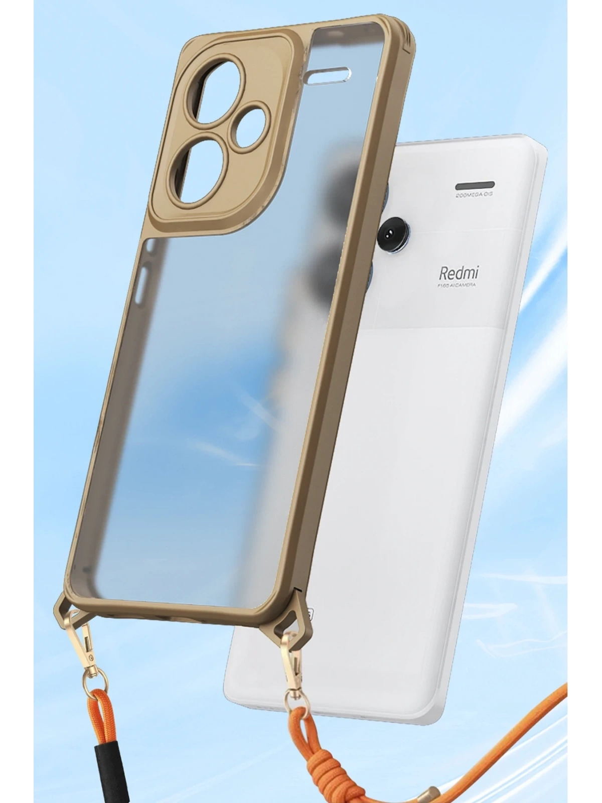 Newface Xiaomi Redmi Note 13 Pro Plus Kılıf Penta Silikon Kılıf - Şeffaf