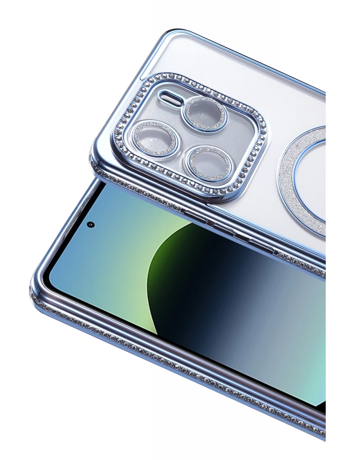 Newface Xiaomi Redmi Note 14 4G Joke Simli Magneticsafe Kılıf - Mavi