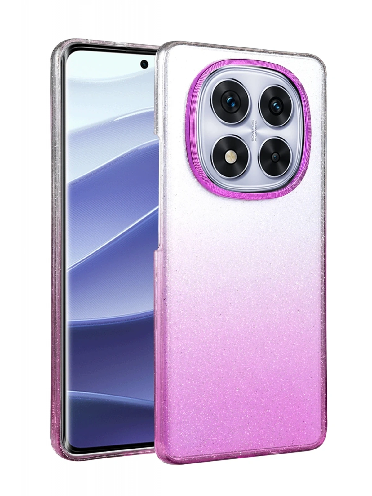 Newface Xiaomi Redmi Note 14 Pro 4G Glossy Kapak - Mor