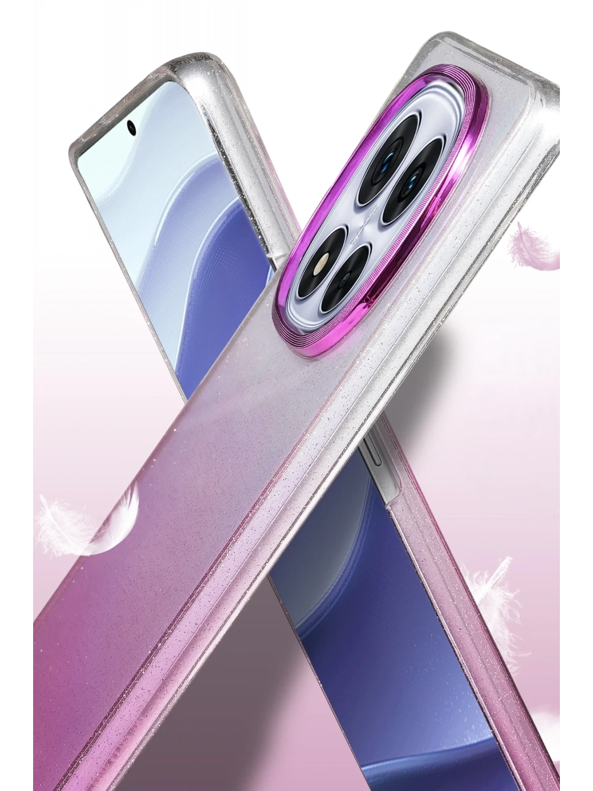Newface Xiaomi Redmi Note 14 Pro 4G Glossy Kapak - Mor