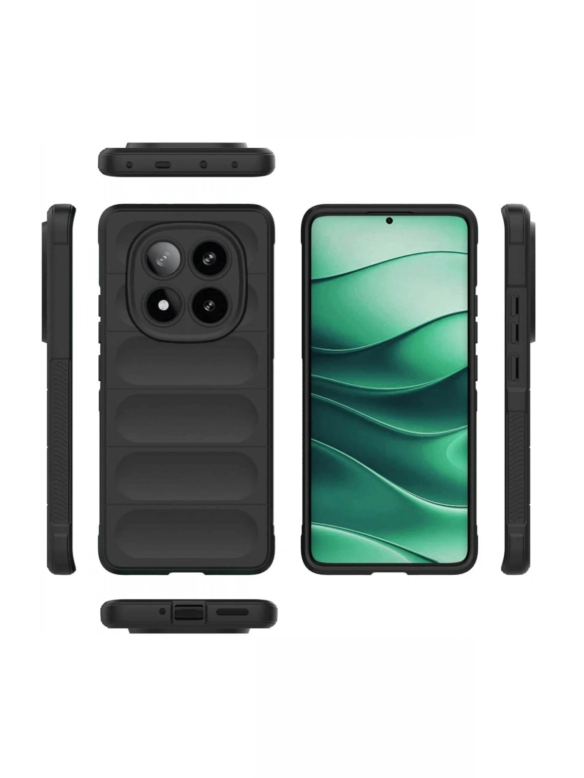Newface Xiaomi Redmi Note 14 Pro 4G Kılıf Optimum Silikon - Siyah