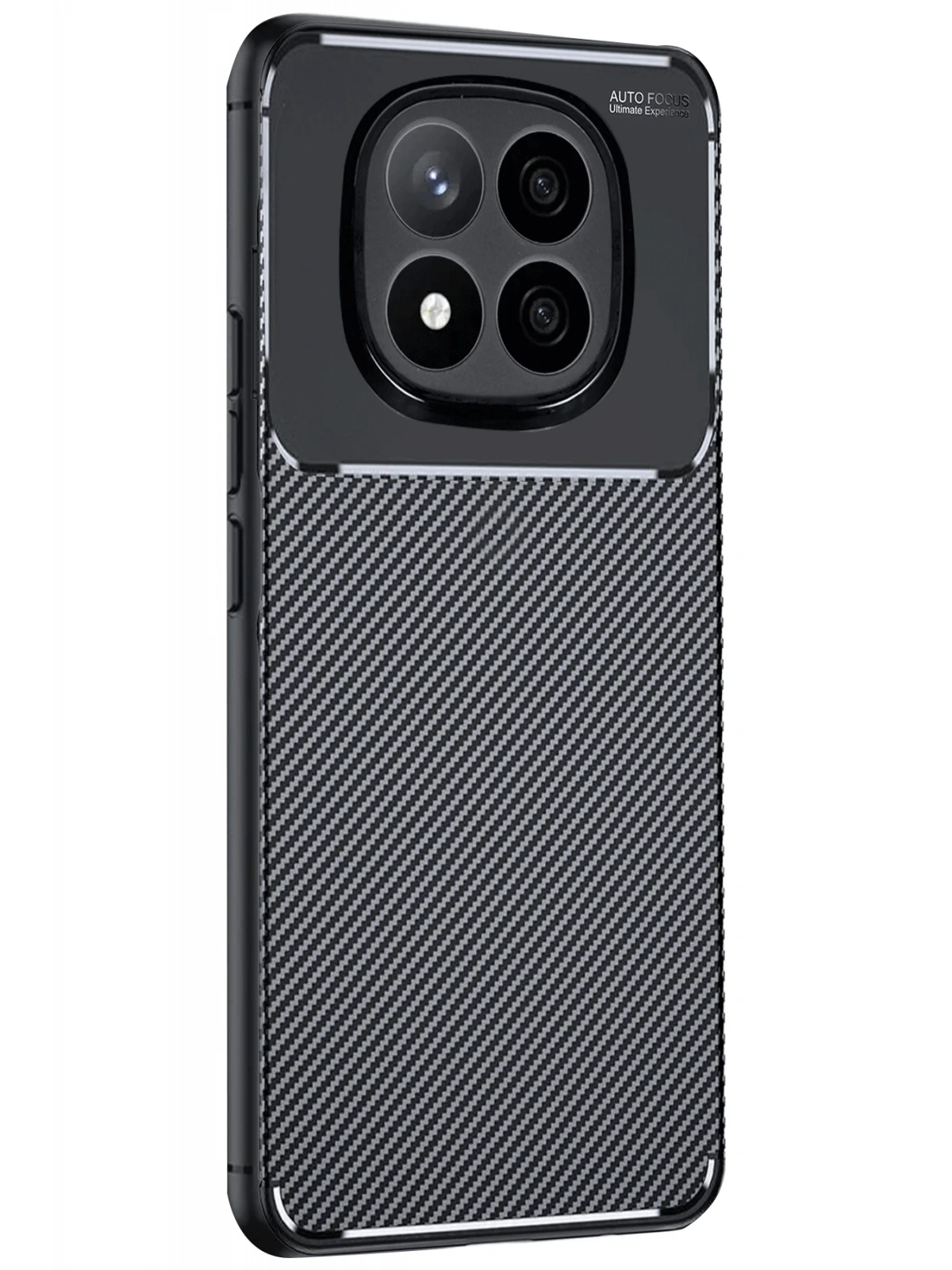 Newface Xiaomi Redmi Note 14 Pro Plus Kılıf Auto Focus Karbon Kapak - Siyah