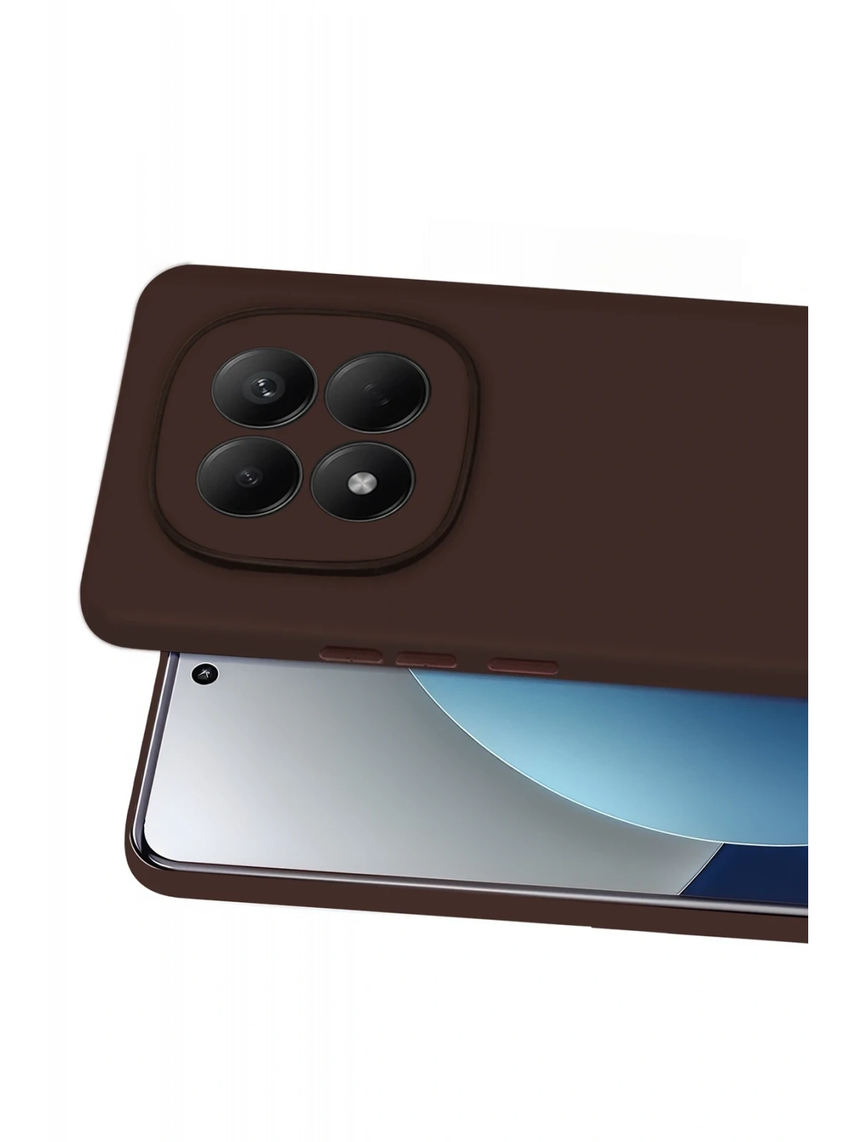 Newface Xiaomi Redmi Note 15 4G First Silikon - Kahverengi
