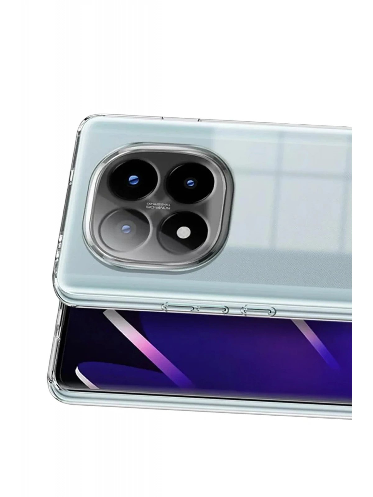 Newface Xiaomi Redmi Note 15 4G Lüx Şeffaf Silikon - Şeffaf