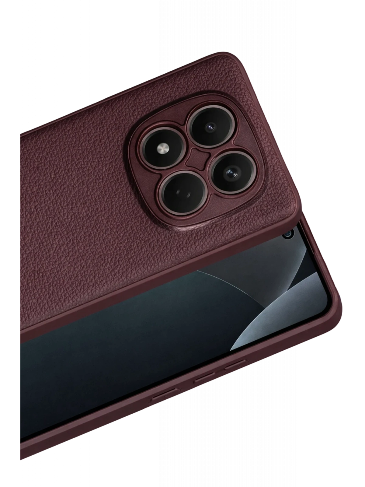 Newface Xiaomi Redmi Note 15 4G Thermax Silikon Kılıf - Bordo
