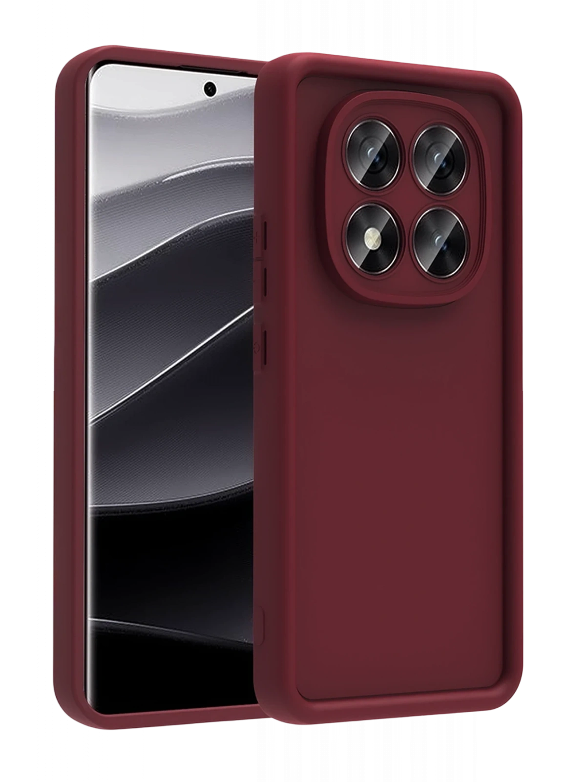 Newface Xiaomi Redmi Note 15 4G Viera Silikon - Bordo