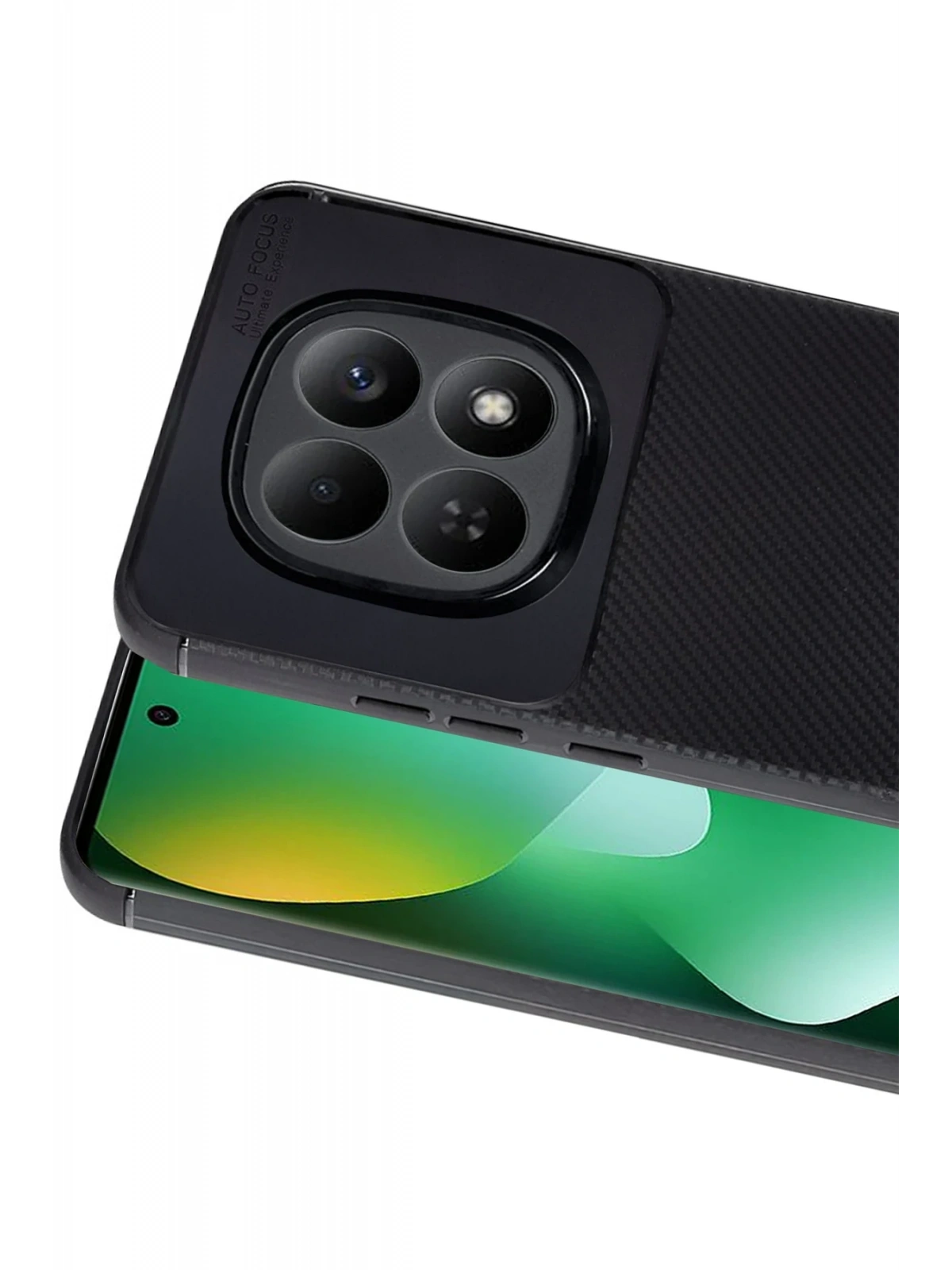 Newface Xiaomi Redmi Note 15 Pro 4G Auto Focus Karbon Kapak - Siyah