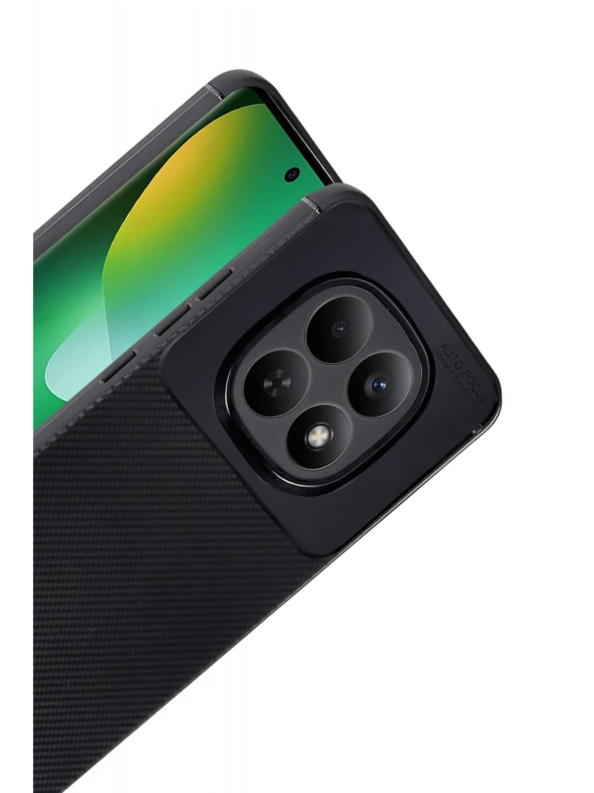 Newface Xiaomi Redmi Note 15 Pro 4G Auto Focus Karbon Kapak - Siyah