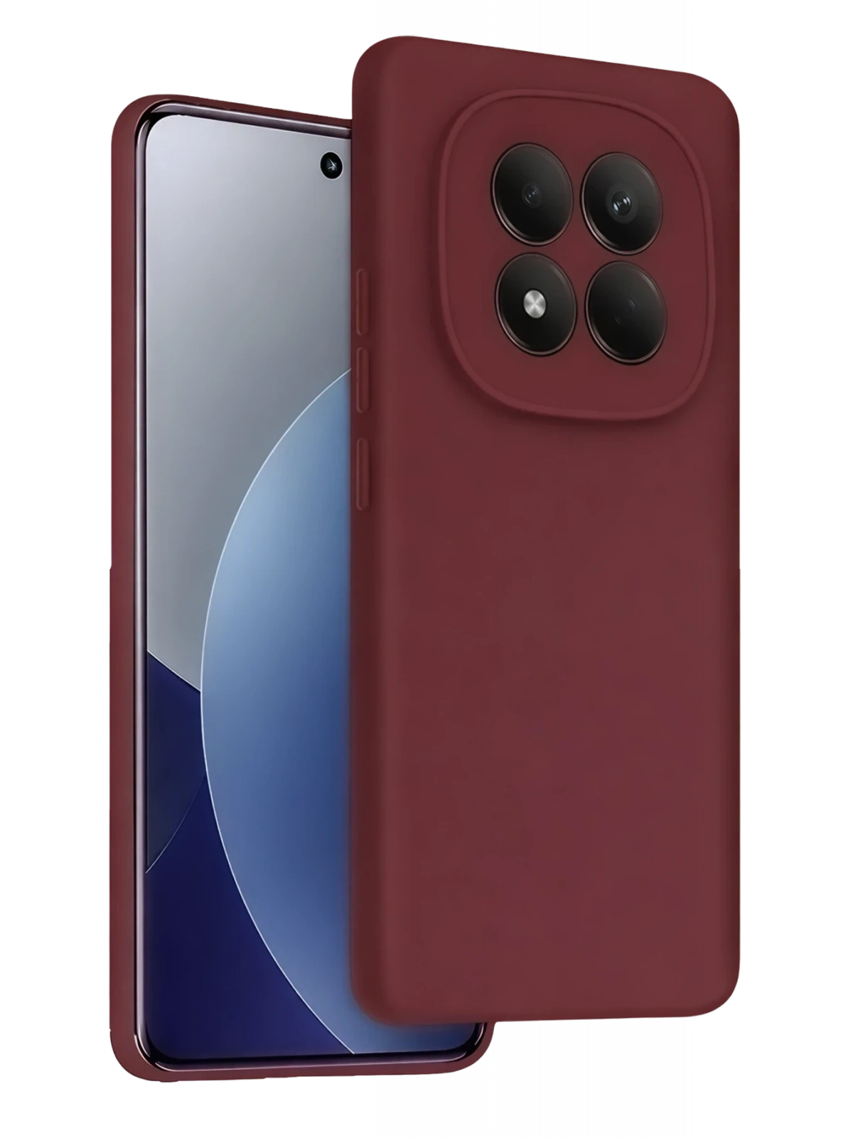 Newface Xiaomi Redmi Note 15 Pro 4G First Silikon - Bordo