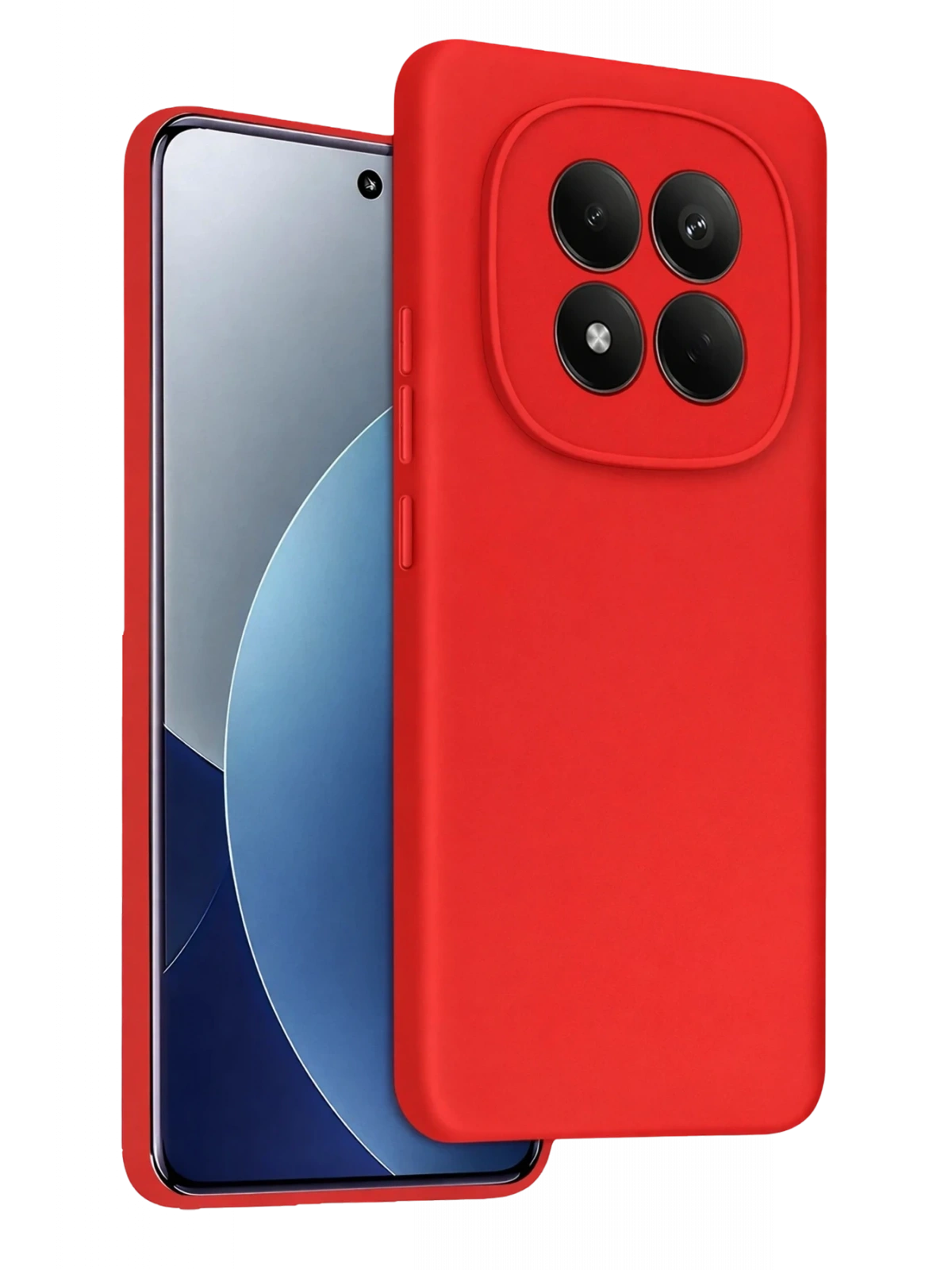 Newface Xiaomi Redmi Note 15 Pro 4G First Silikon - Kırmızı