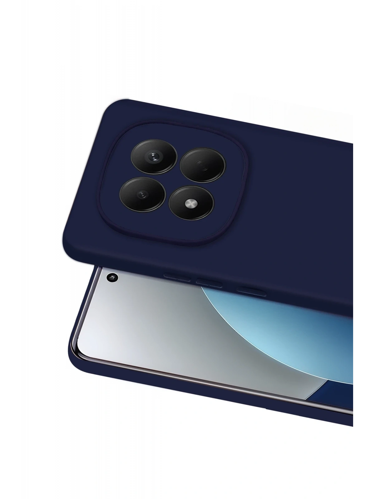 Newface Xiaomi Redmi Note 15 Pro 4G First Silikon - Lacivert