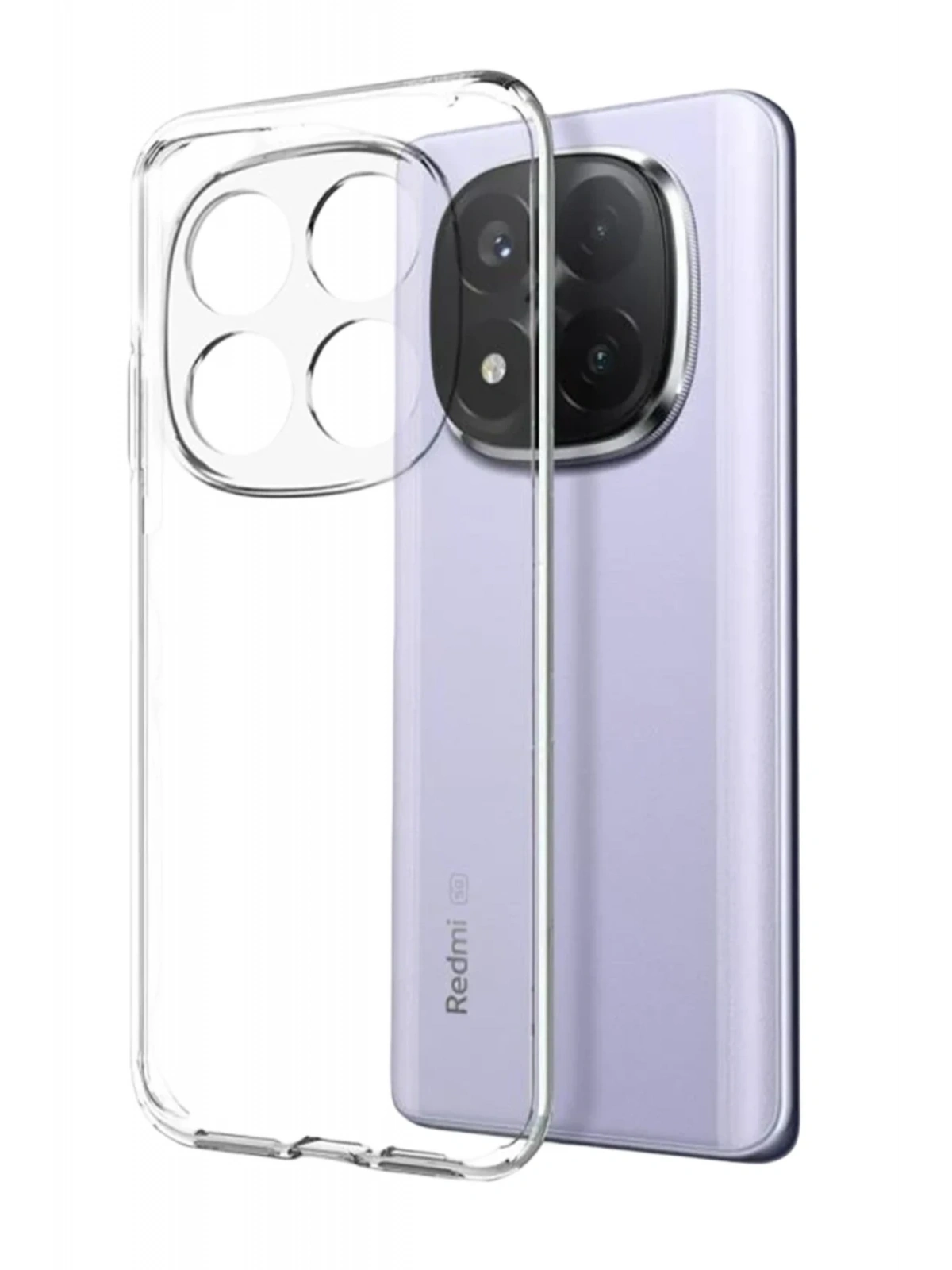 Newface Xiaomi Redmi Note 15 Pro 4G Lüx Şeffaf Silikon - Şeffaf