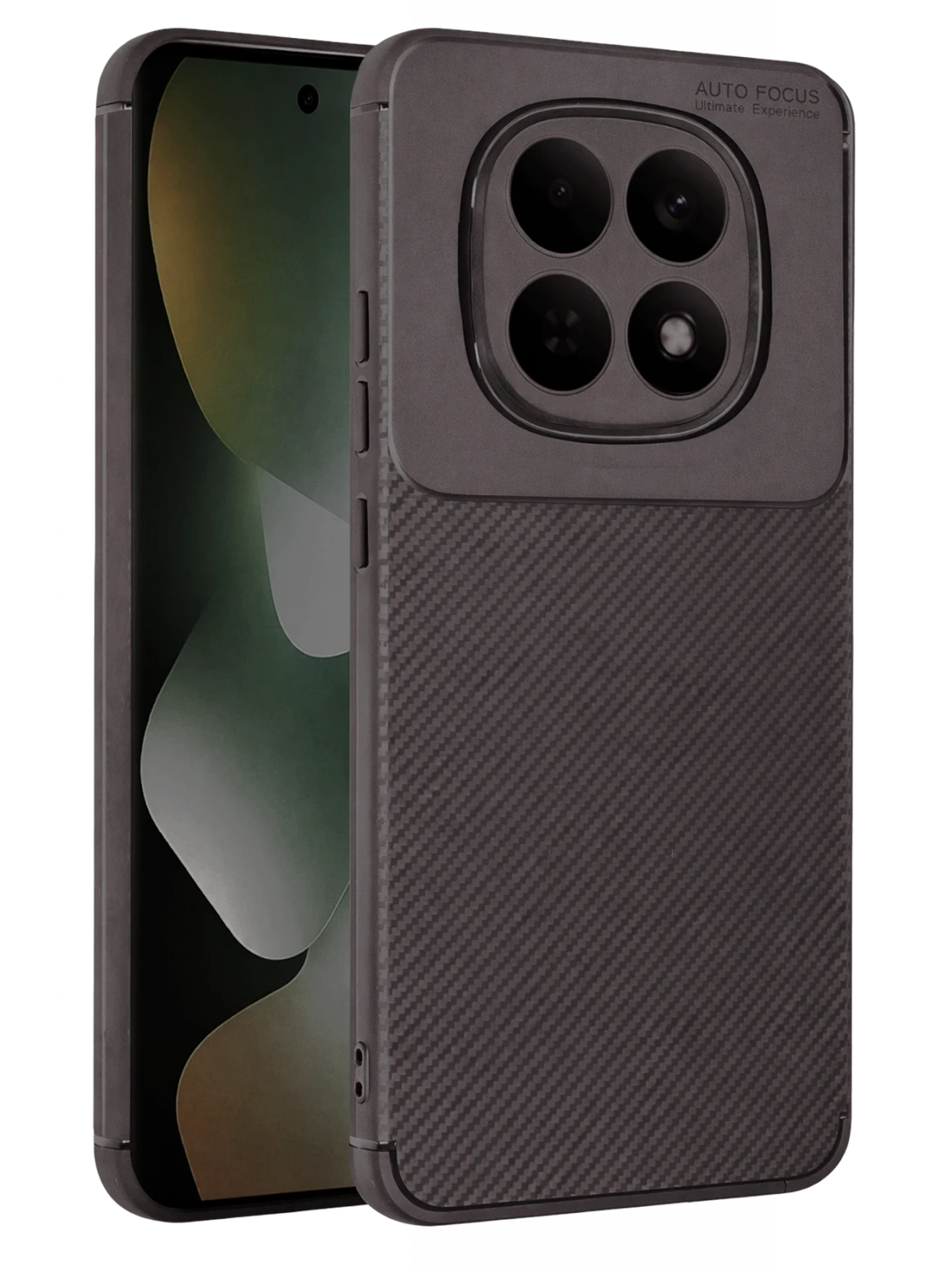 Newface Xiaomi Redmi Note 15 Pro 5G Auto Focus Karbon Kapak - Gri
