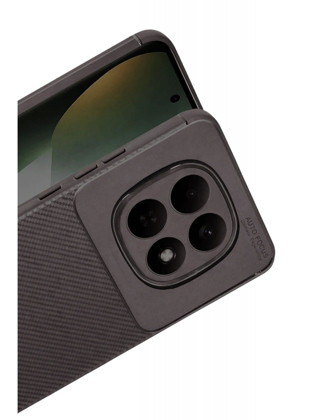 Newface Xiaomi Redmi Note 15 Pro 5G Auto Focus Karbon Kapak - Gri