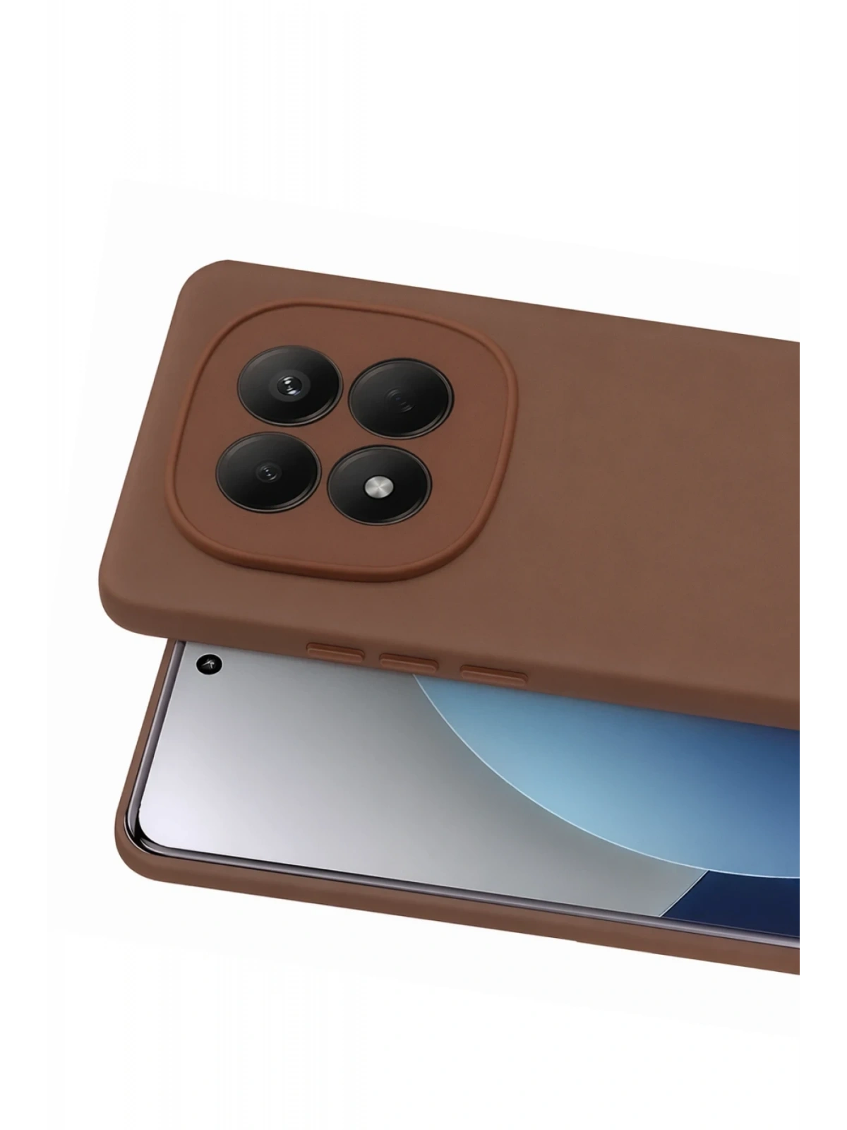Newface Xiaomi Redmi Note 15 Pro 5G First Silikon - Kahverengi