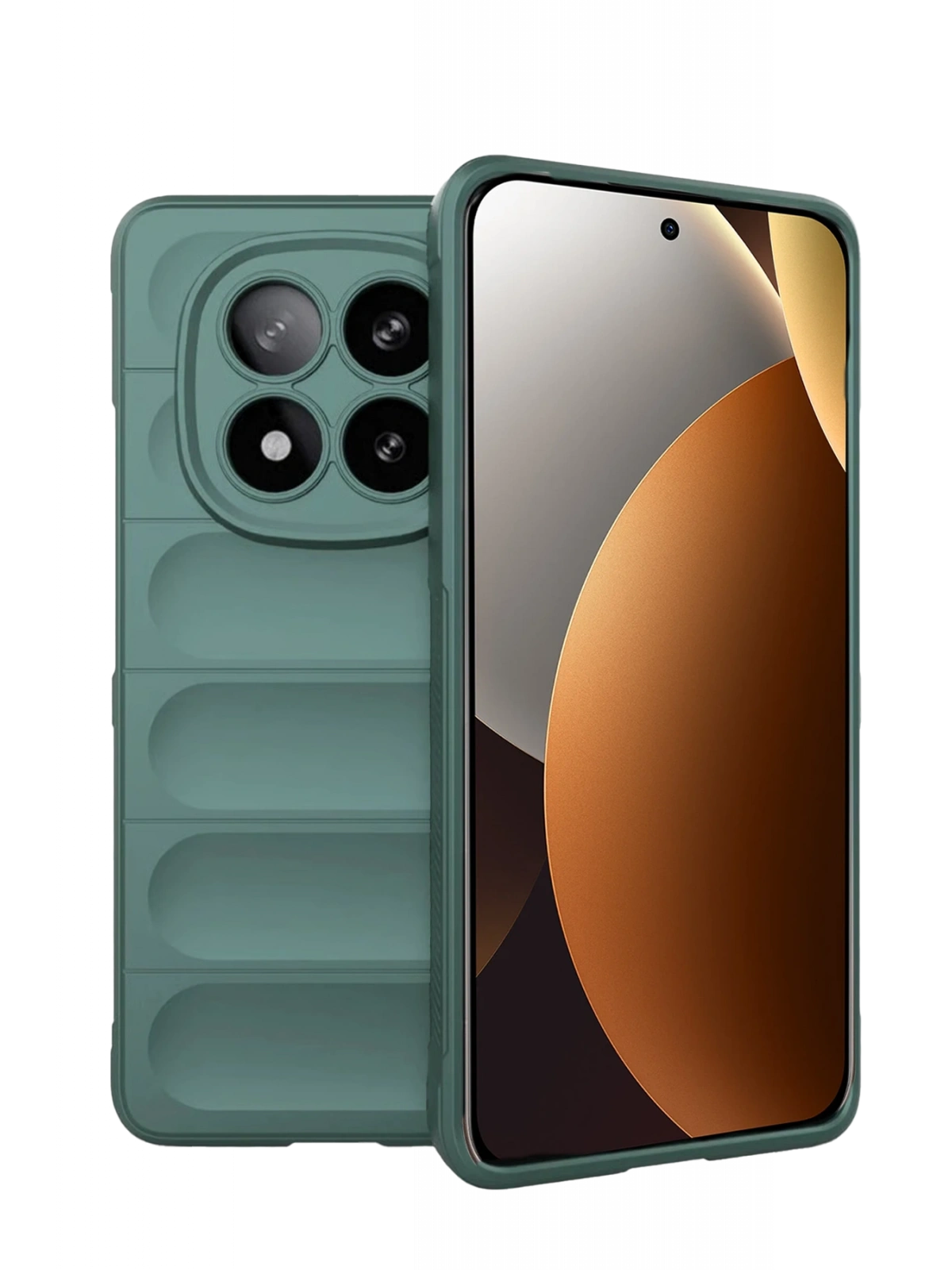 Newface Xiaomi Redmi Note 15 Pro 5G Optimum Silikon - Koyu Yeşil