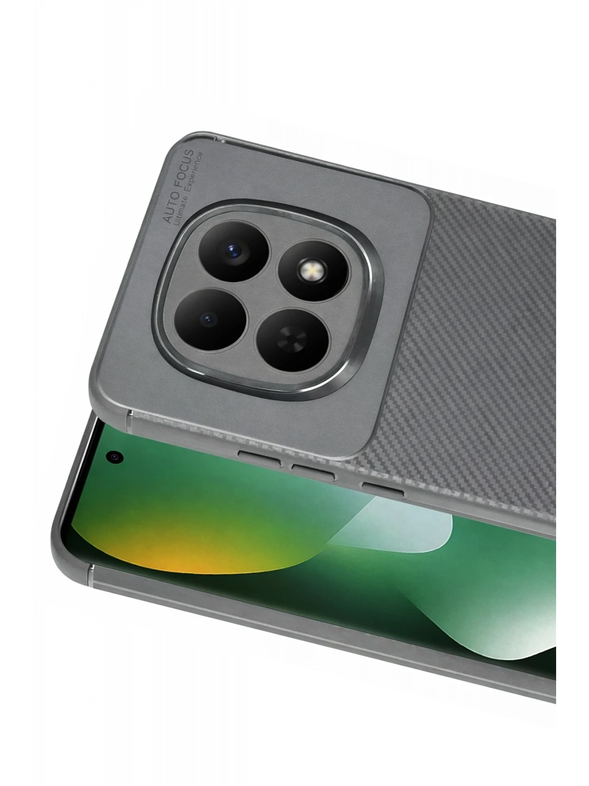 Newface Xiaomi Redmi Note 15 Pro Plus 5G Auto Focus Karbon Kapak - Gri