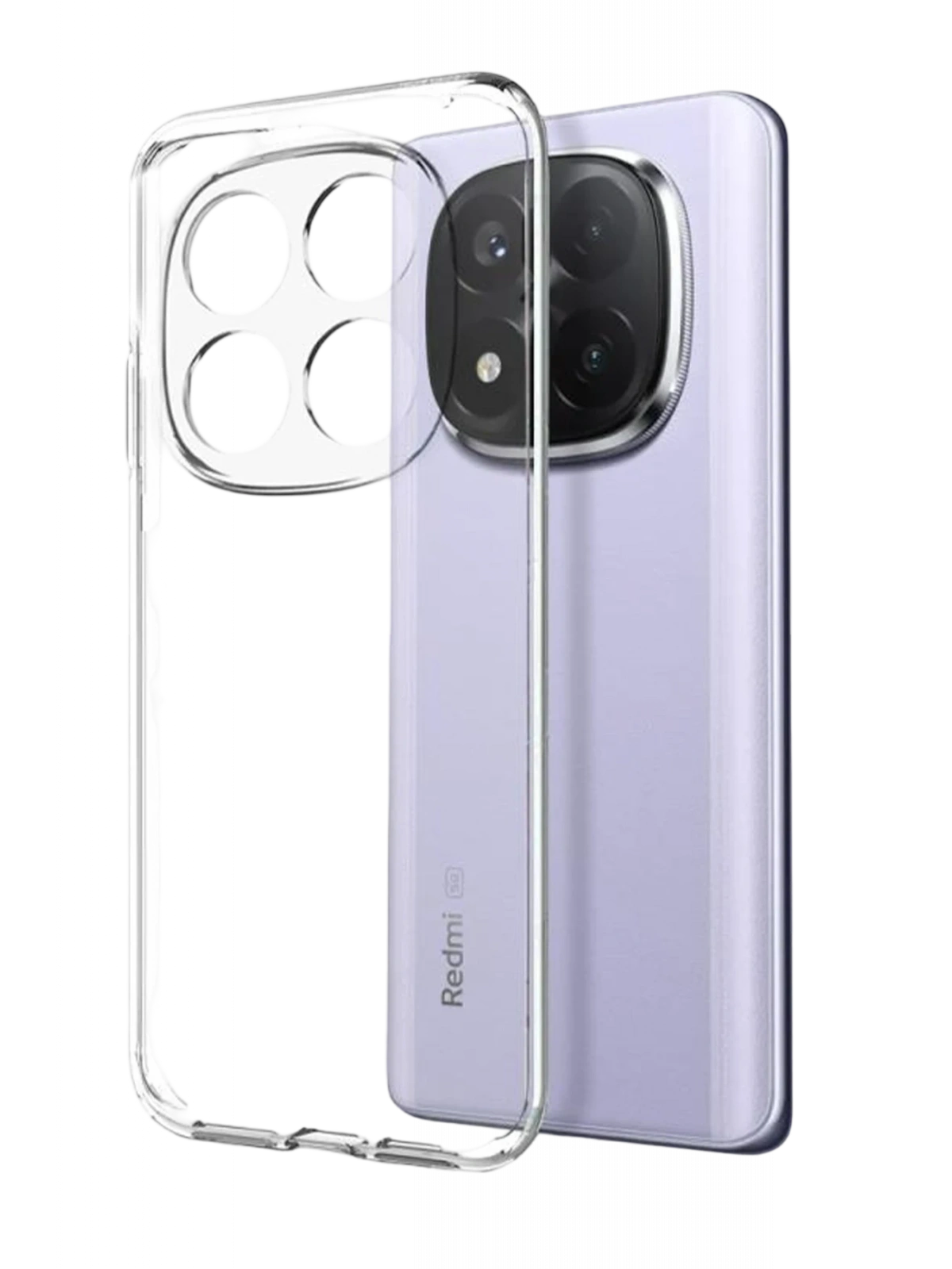 Newface Xiaomi Redmi Note 15 Pro Plus 5G Lüx Şeffaf Silikon - Şeffaf