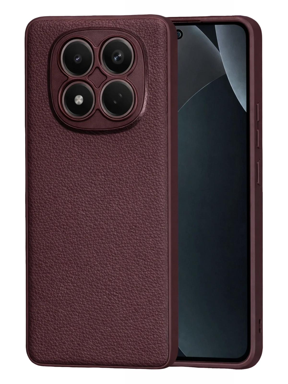 Newface Xiaomi Redmi Note 15 Pro Plus 5G Thermax Silikon Kılıf - Bordo