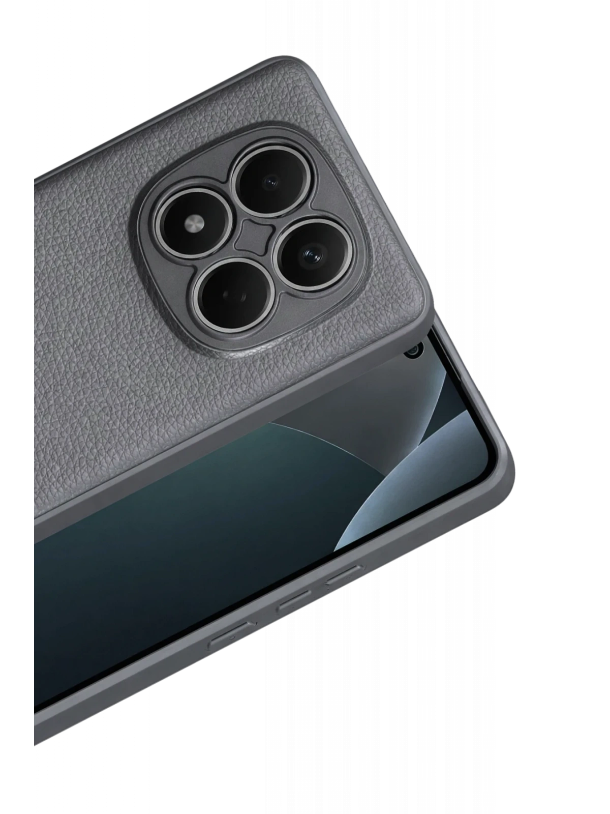 Newface Xiaomi Redmi Note 15 Pro Plus 5G Thermax Silikon Kılıf - Gri