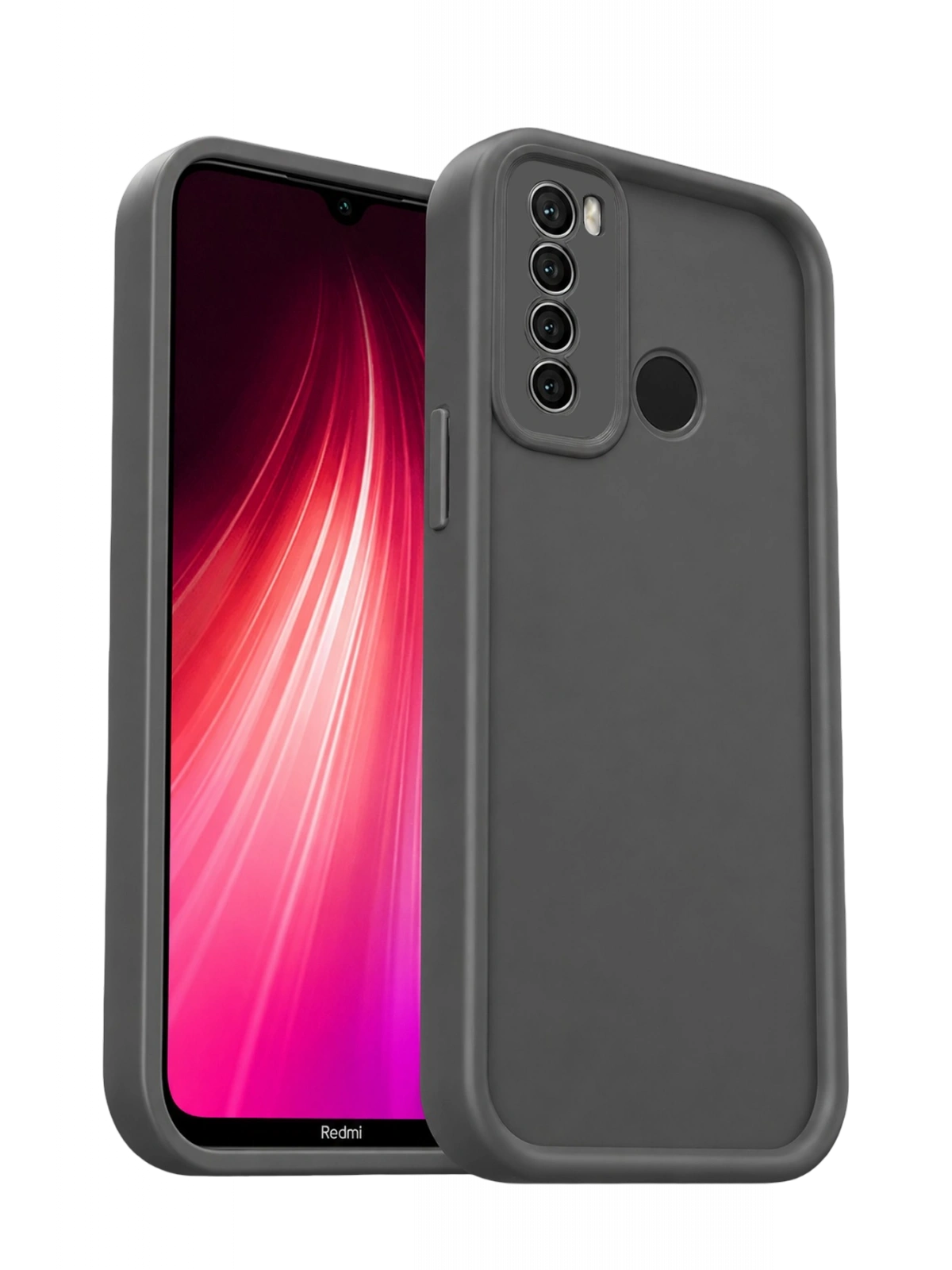 Newface Xiaomi Redmi Note 8 Kılıf Viera Silikon - Gri