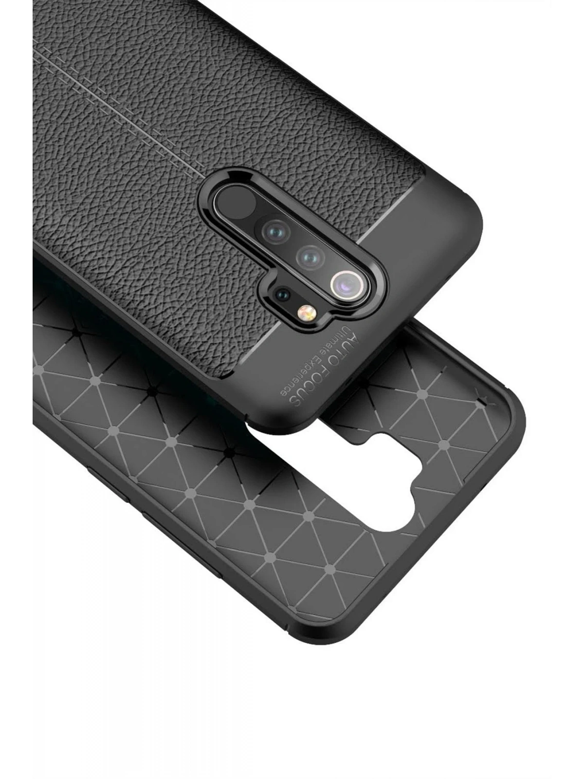 Newface Xiaomi Redmi Note 8 Pro Kılıf Auto Focus Kapak - Kırmızı