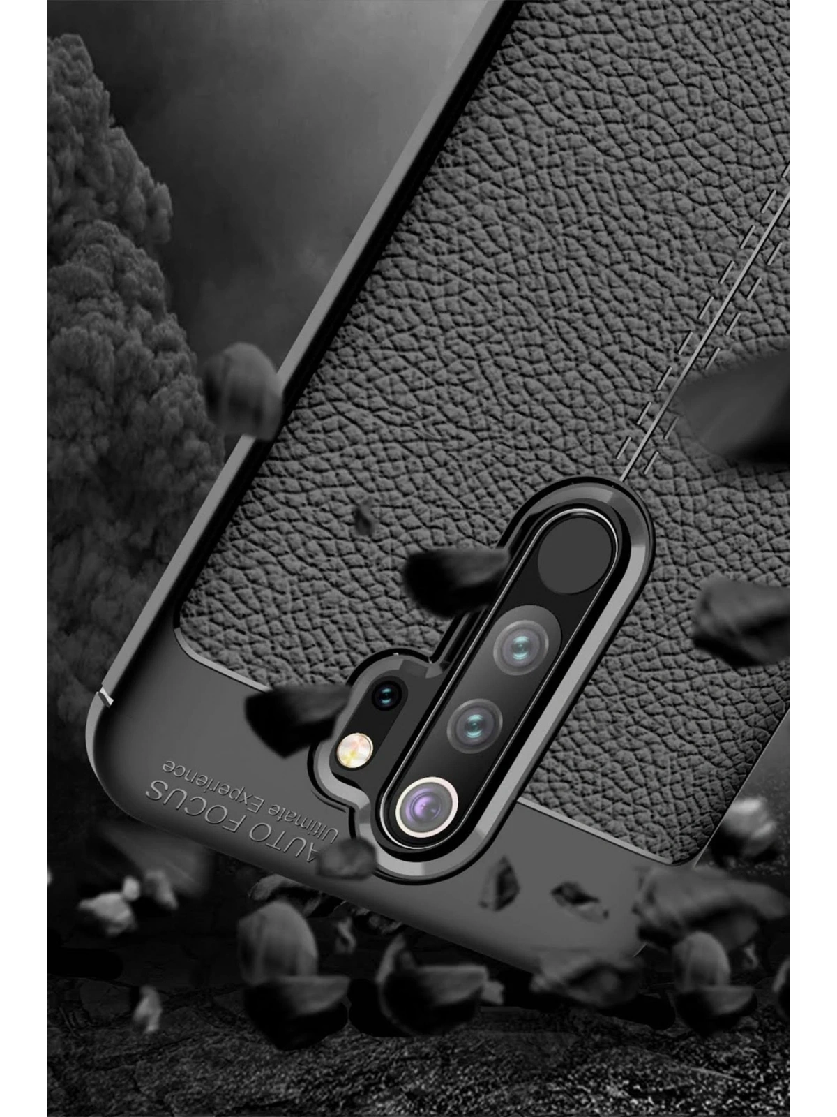 Newface Xiaomi Redmi Note 8 Pro Kılıf Auto Focus Kapak - Kırmızı