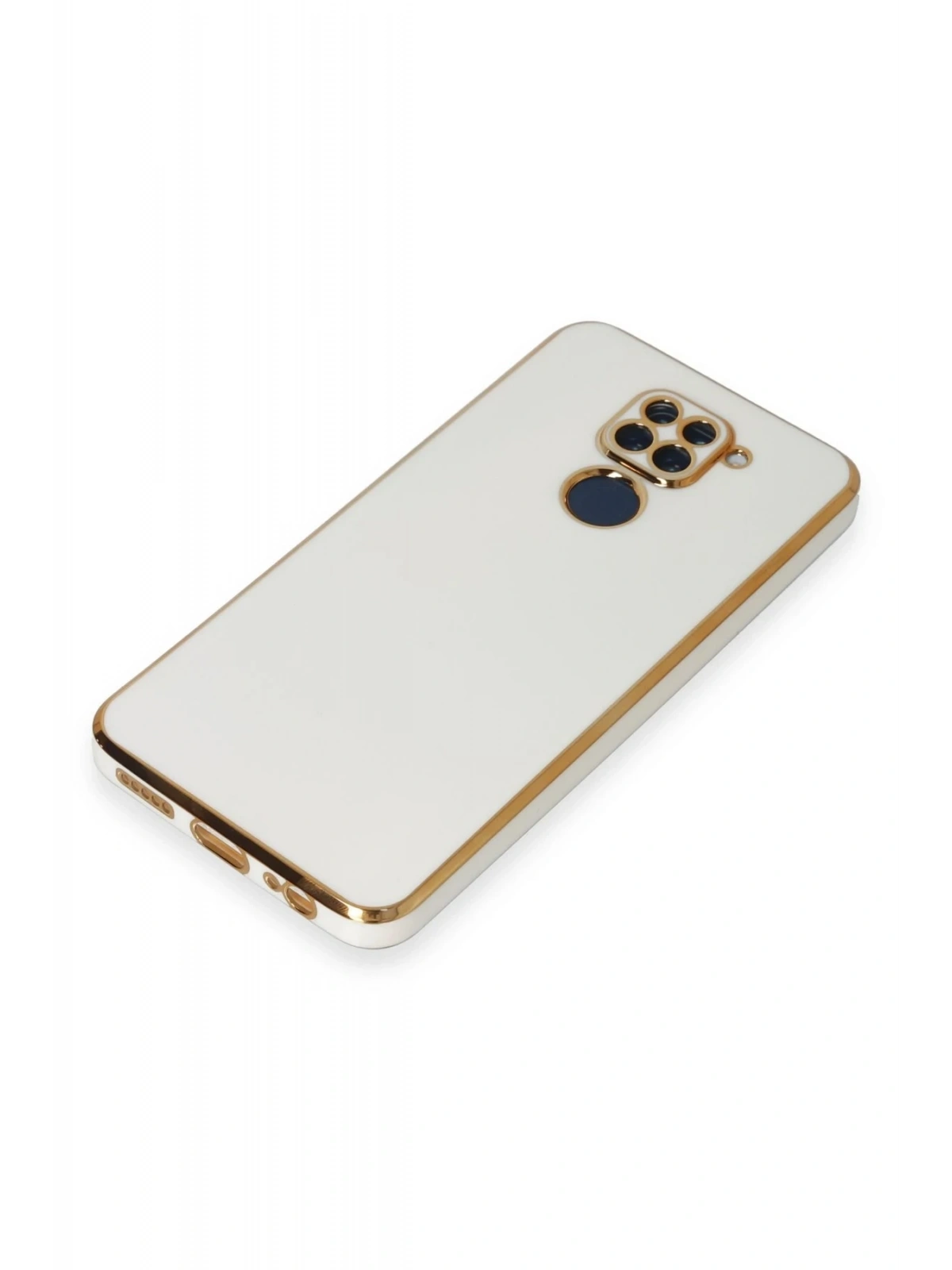 Newface Xiaomi Redmi Note 9 Kılıf Volet Silikon - Beyaz