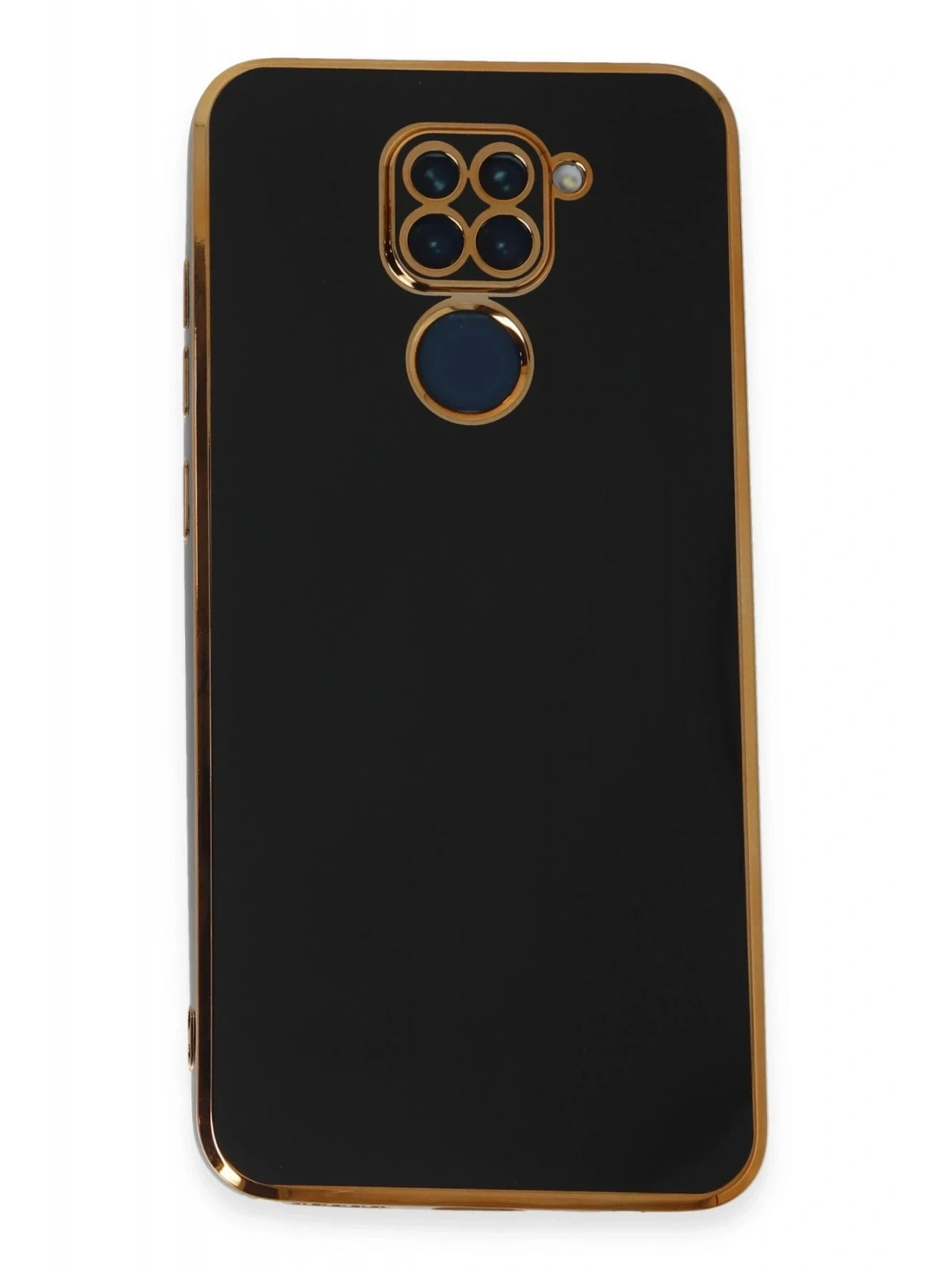 Newface Xiaomi Redmi Note 9 Kılıf Volet Silikon - Siyah