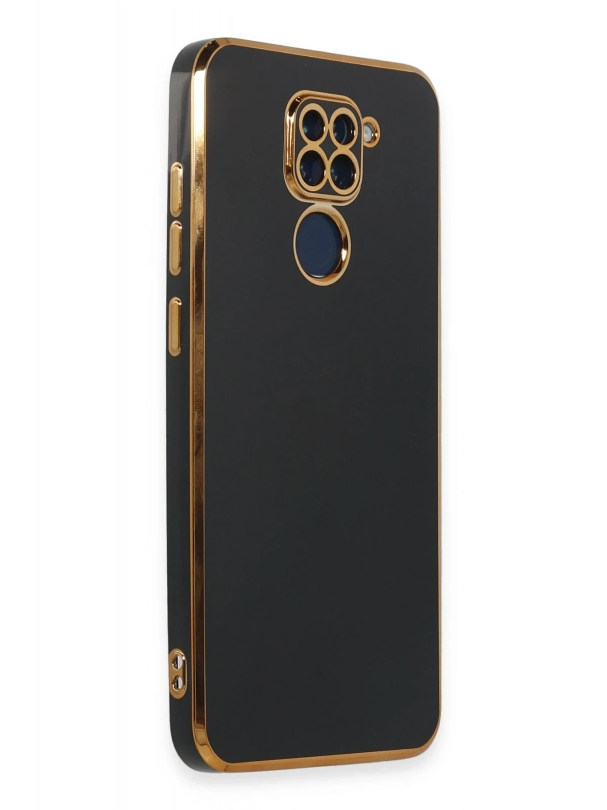 Newface Xiaomi Redmi Note 9 Kılıf Volet Silikon - Siyah